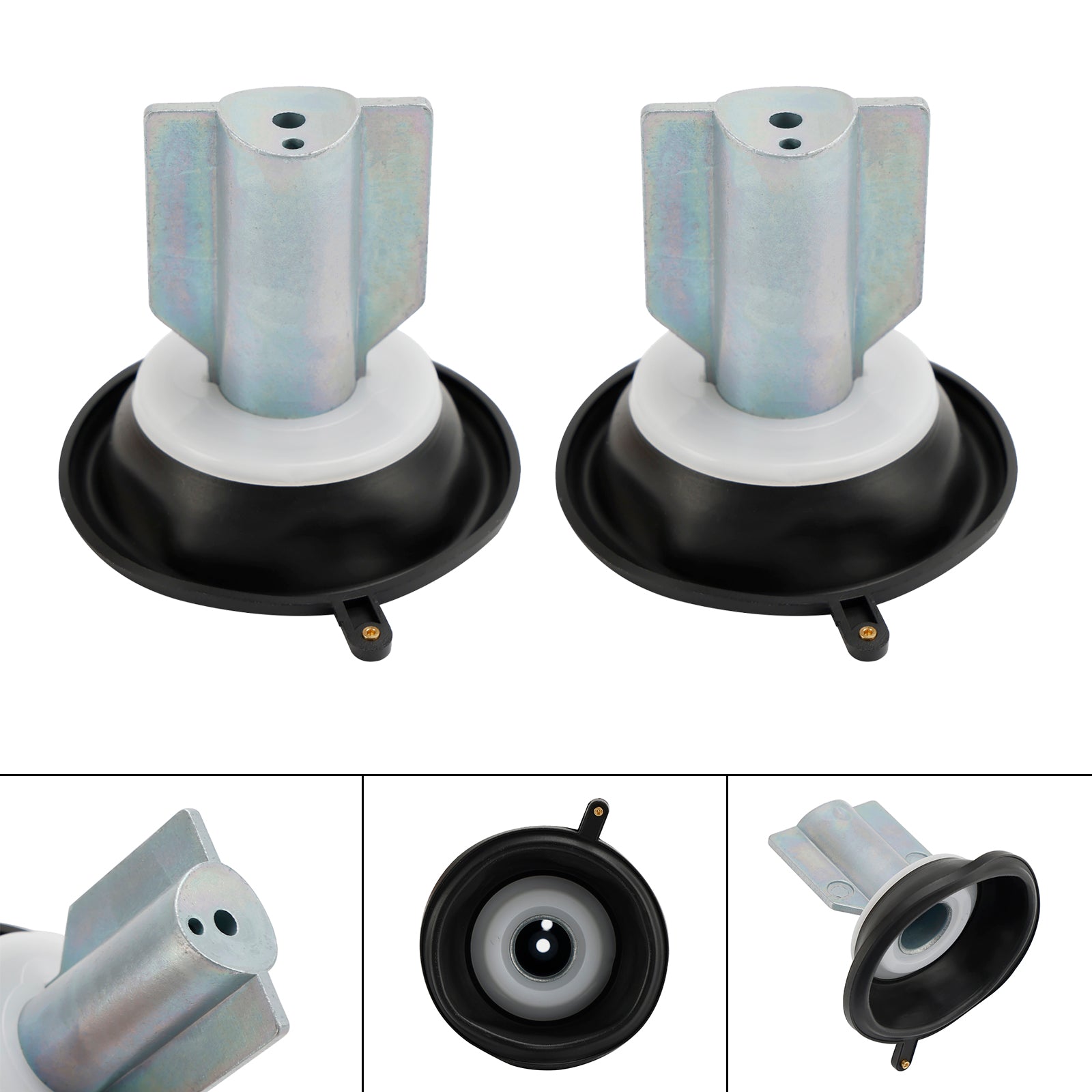 2 diaphragmes de piston de carburateur adaptés à Kawasaki PRAIRIE 700 KVF650 KVF700