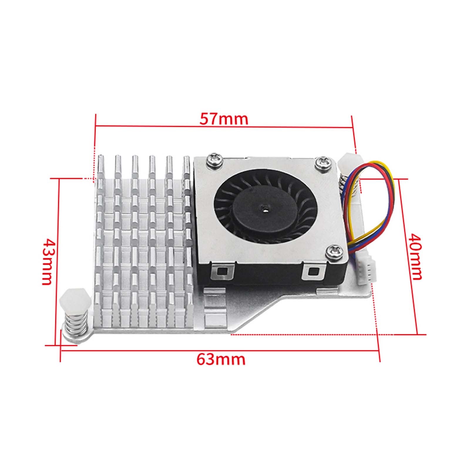 Radiateur de 5e génération, refroidisseur actif, Raspberry pi, ventilateur de refroidissement en aluminium