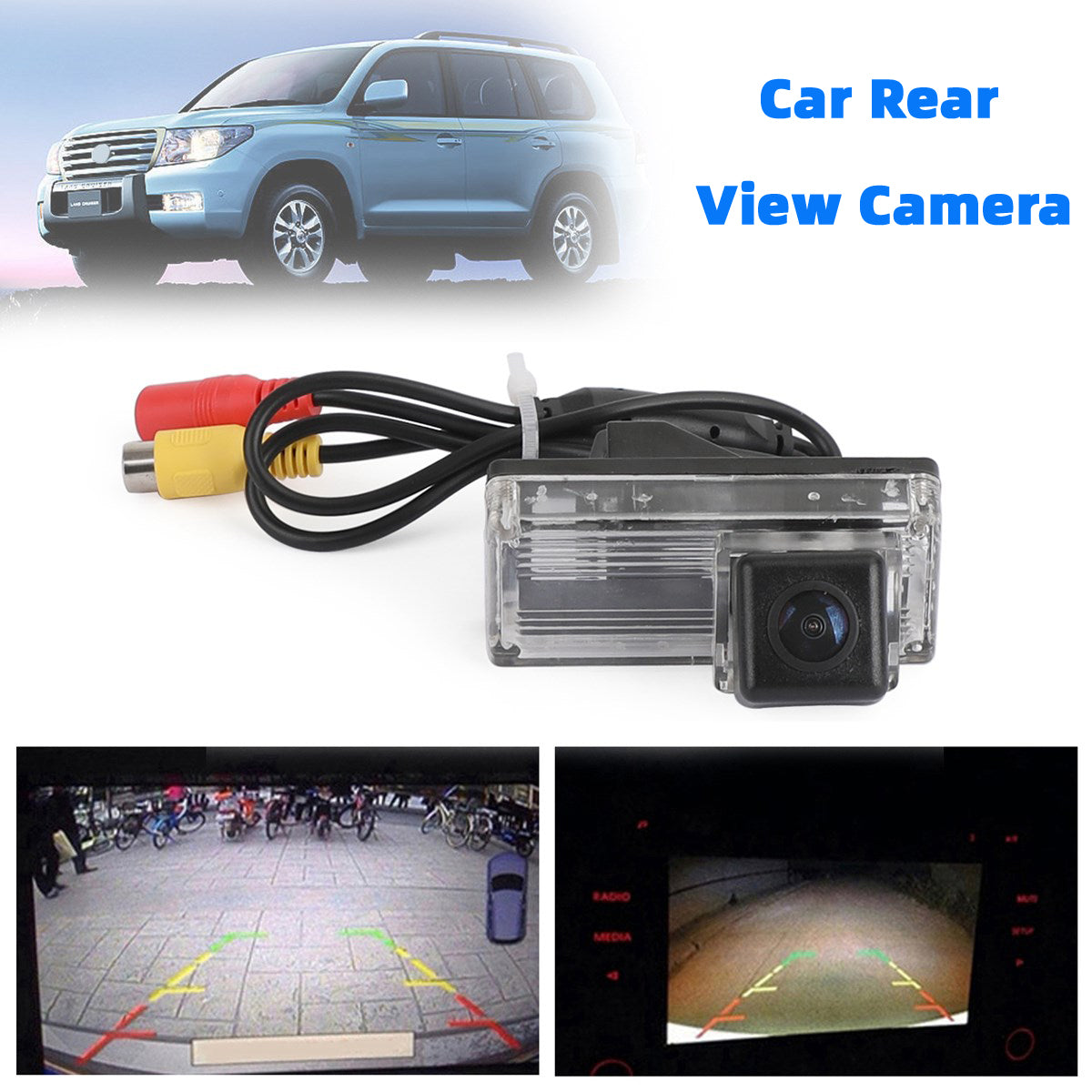 Car Rear View Backup Camera Fit For Toyota Land Cruiser 70/100/200 Series