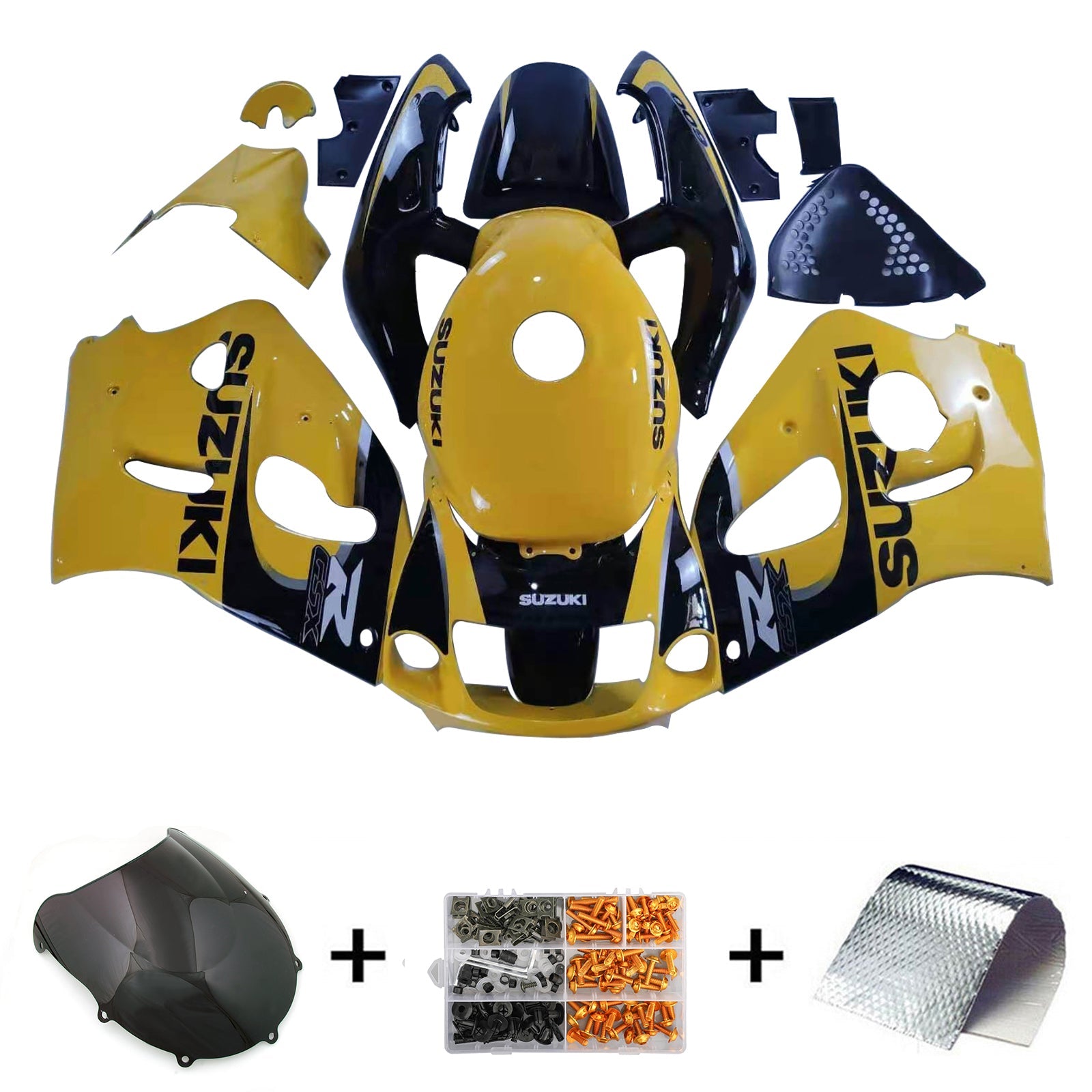 1996-2000 Suzuki GSXR600 1996-1999 GSXR750 Kit de carénage carrosserie