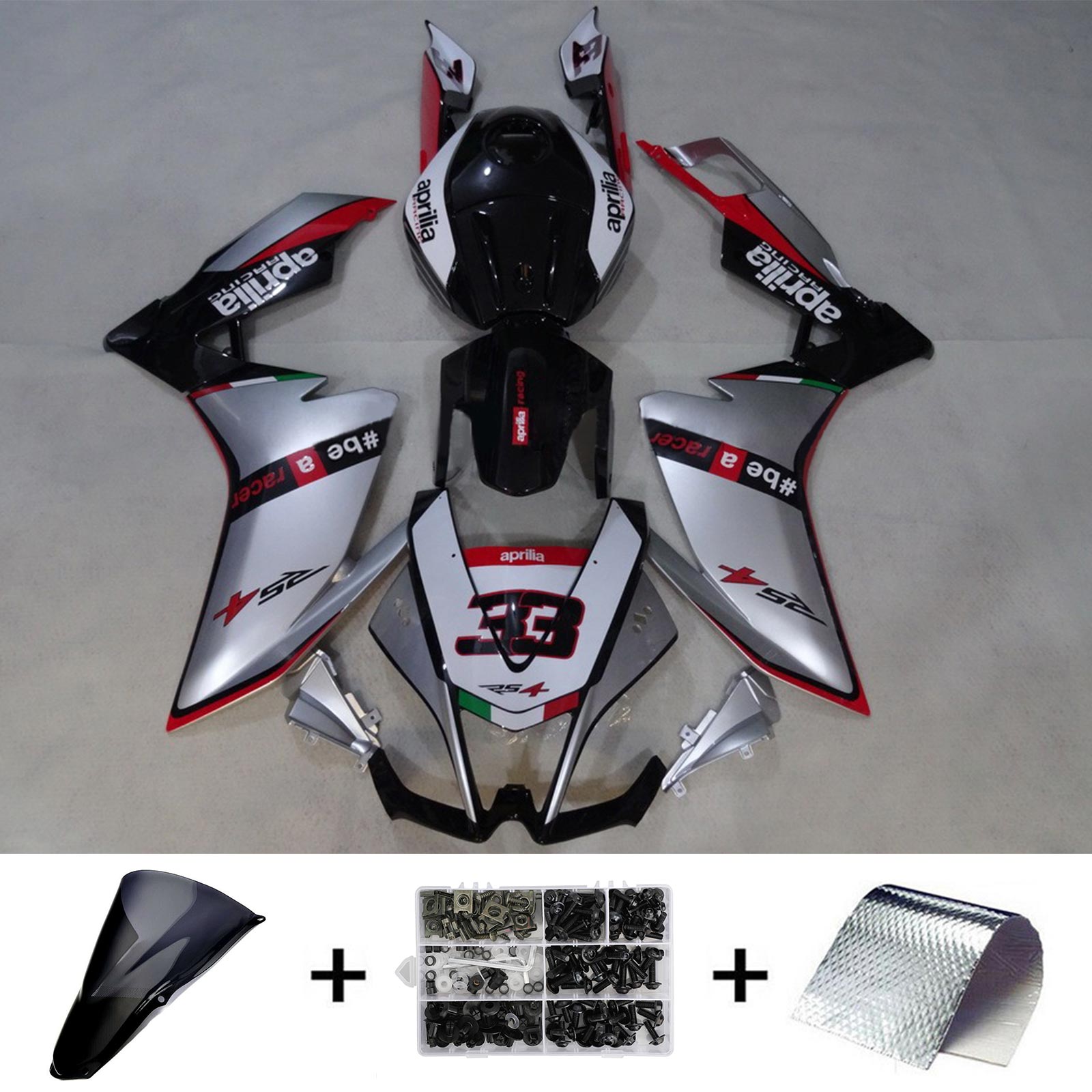 2012-2016 Aprilia RS4 125/50 Amotopart Injection Fairing Kit Bodywork #104