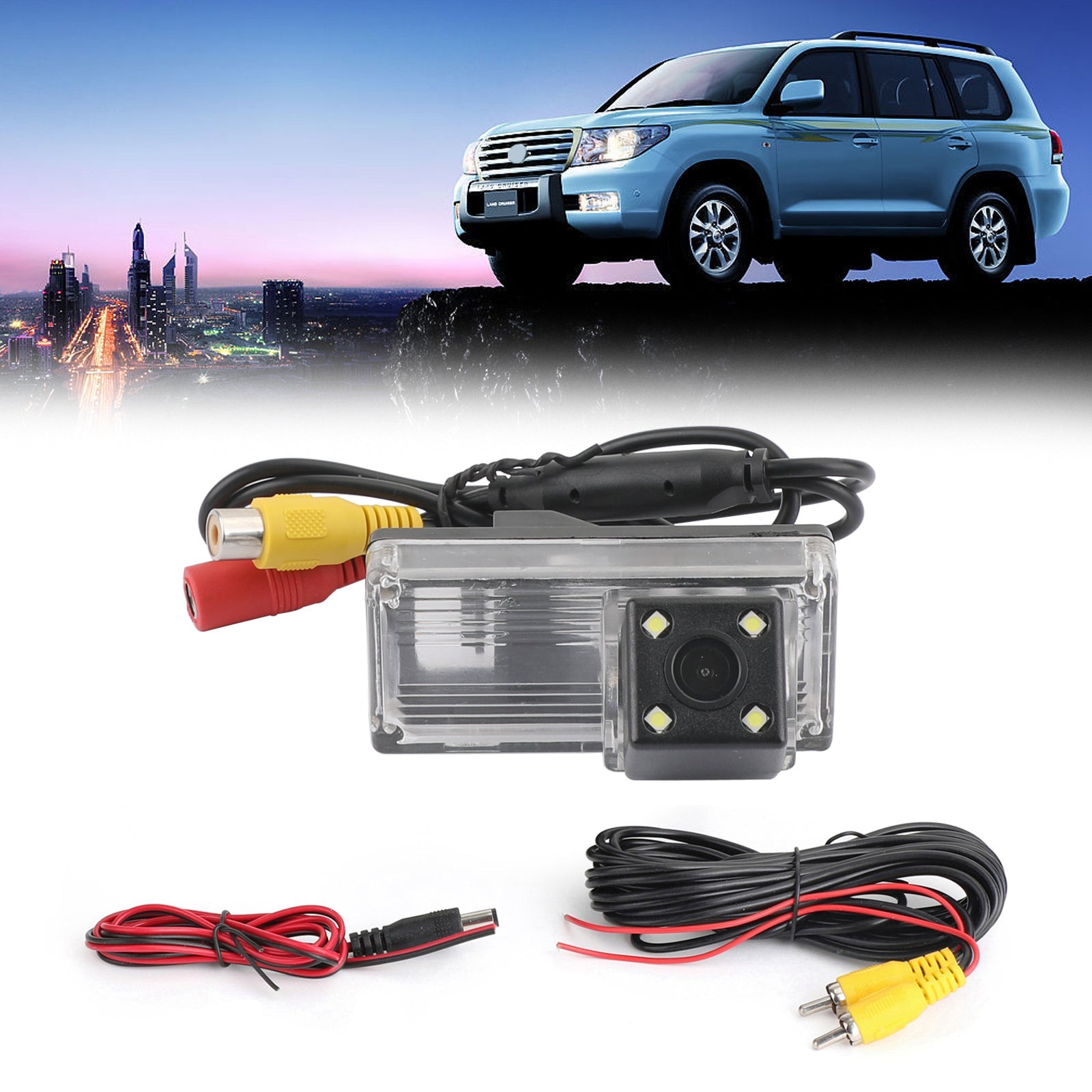 Car Reverse Backup Camera Fit For Toyota Land Cruiser 70/100/200 Waterproof Generic