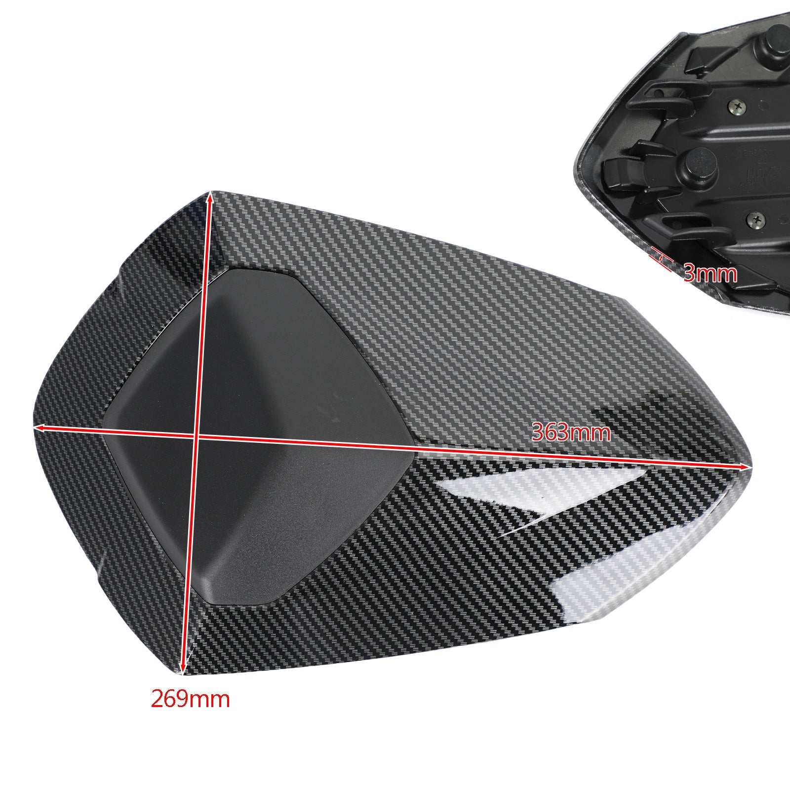 Rear Tail Seat Fairing Cowl Cover For Speed Triple RS 1050 2018-2021 Generic