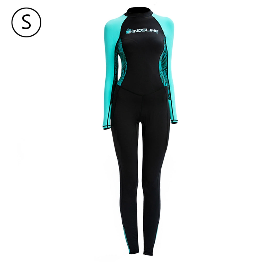 Ultra-thin Women's Ice Silk Sunscreen Wetsuit Full Body stretch Diving Suit