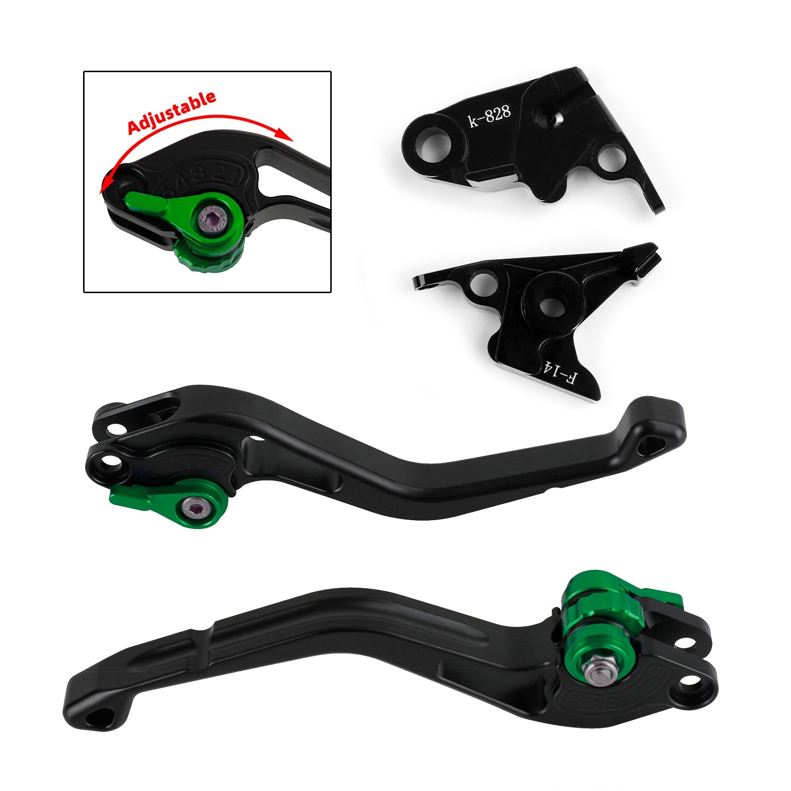 Kawasaki ZZR600 ZX6R ZX9R ZX10R Z1000 NEW Short Clutch Brake Lever