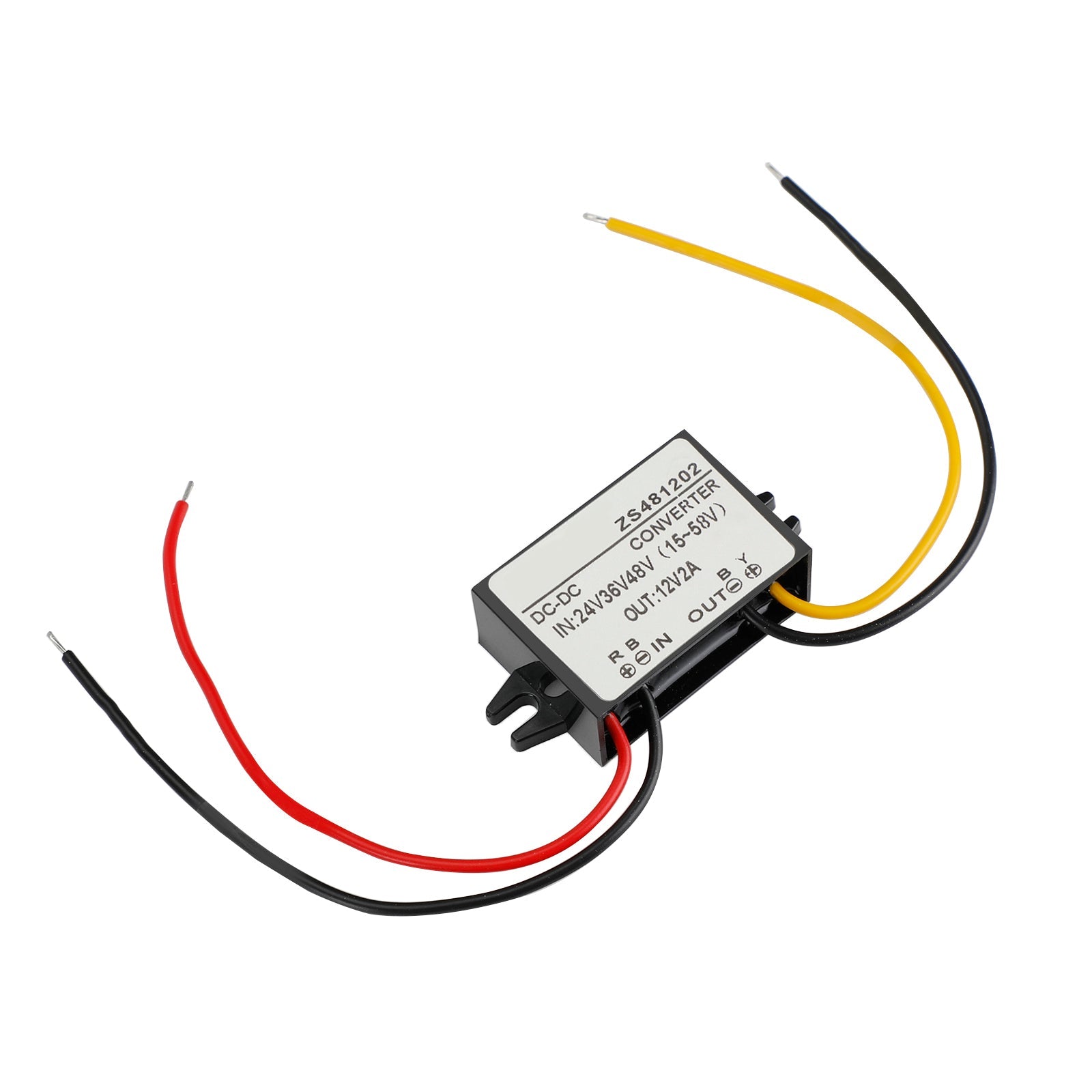 Convertisseur DC-DC étanche 24V 36V 48V, Module d'alimentation abaisseur à 12V