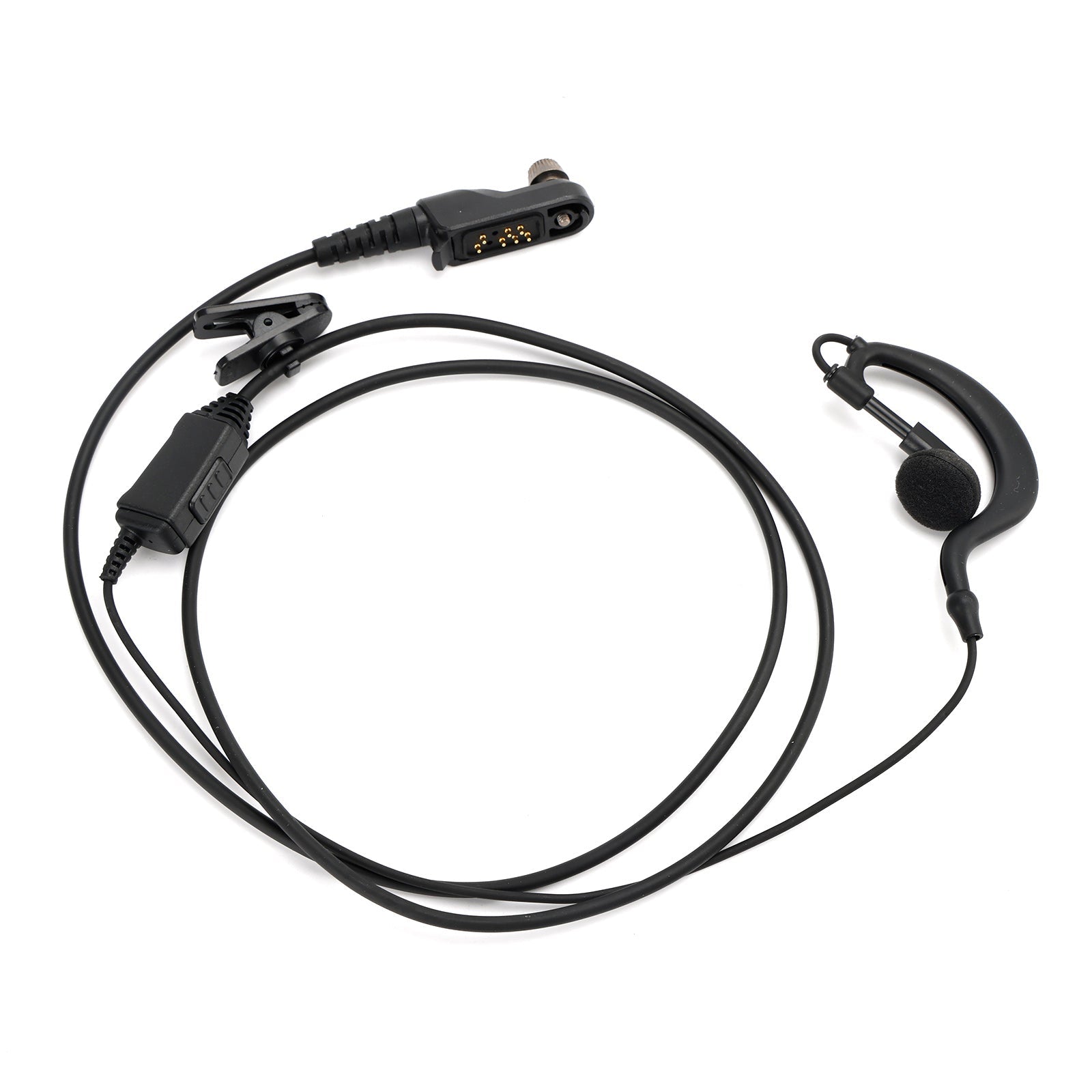 Oreillettes en forme de G, casque d'écoute ovale, micro PTT pour Hytera AP510 AP580 BP560 BP510