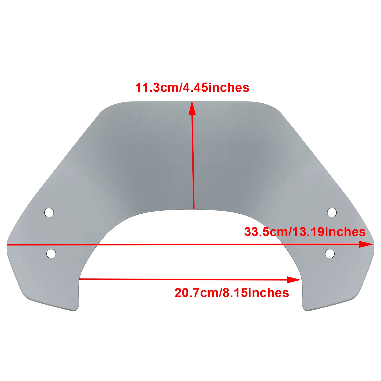 Pare-brise de moto court adapté pour Vespa Sprint 150 2016-2023