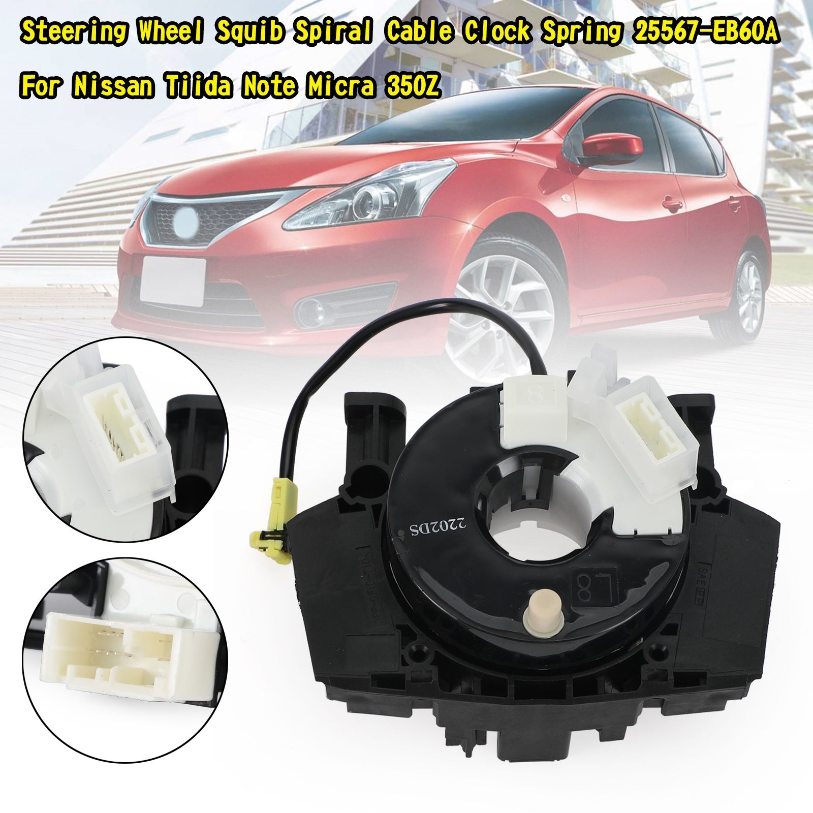 Squib Spiral Cable Clock Spring for Nissan Versa Tiida Note Micra K12 E11