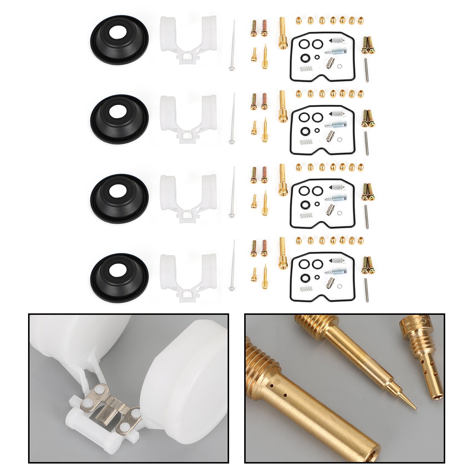 4X Carburetor Carb Rebuild Kit passer for Kawasaki Zephyr ZR750-H / ZR-7 / ZR-7S Generic