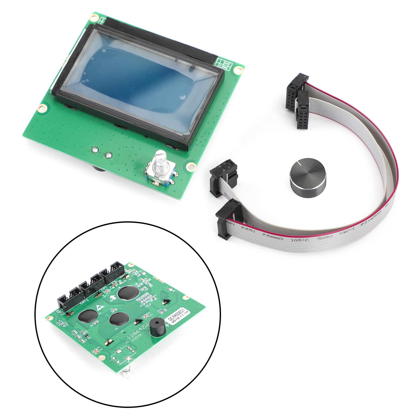 12864 1.4 LCD-scherm + kabel Blauwe controller Hellingenweergave voor Creality 3D CR-10S