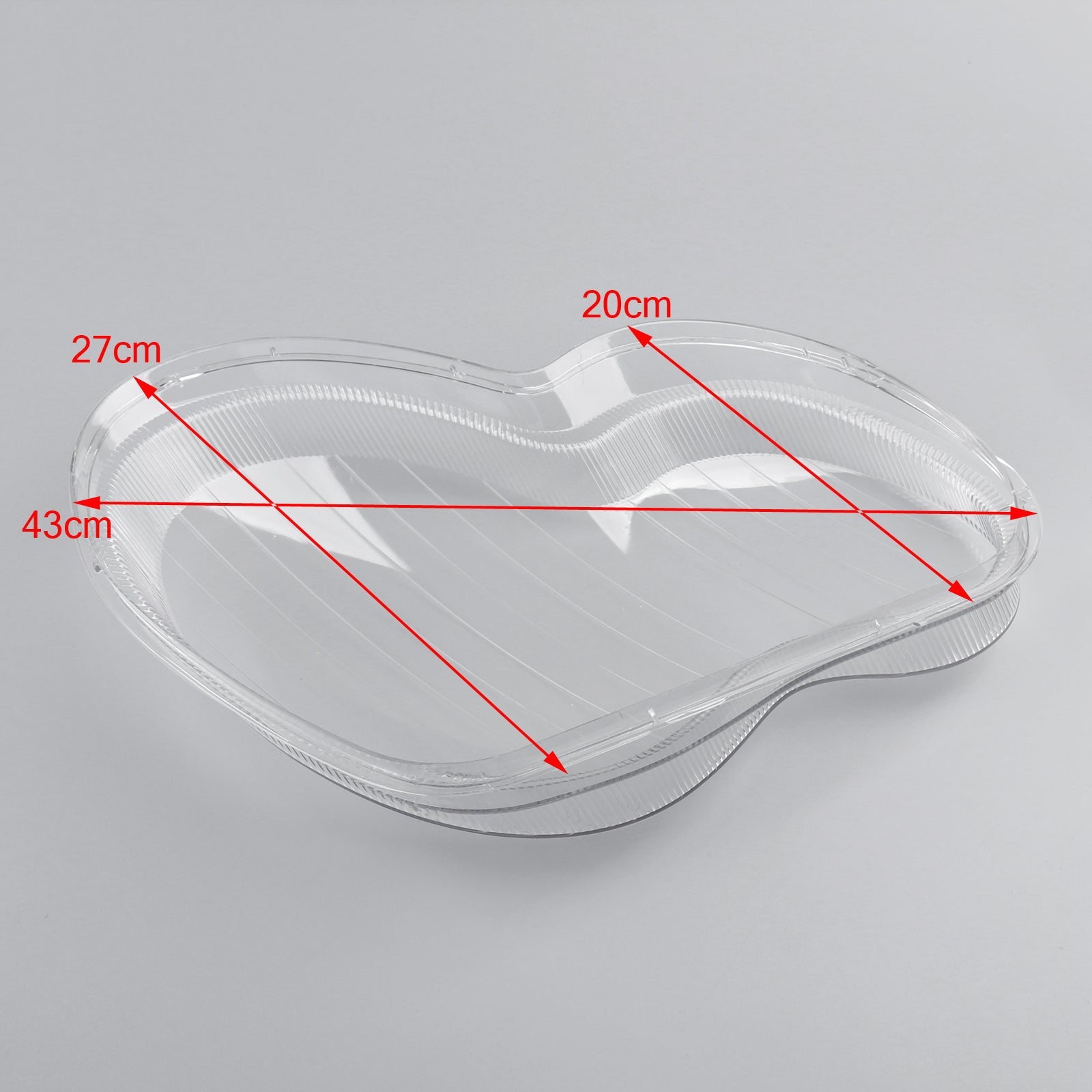 Coque de lentille de phare en plastique gauche + droite pour Benz 2001-2007W203 Classe C générique