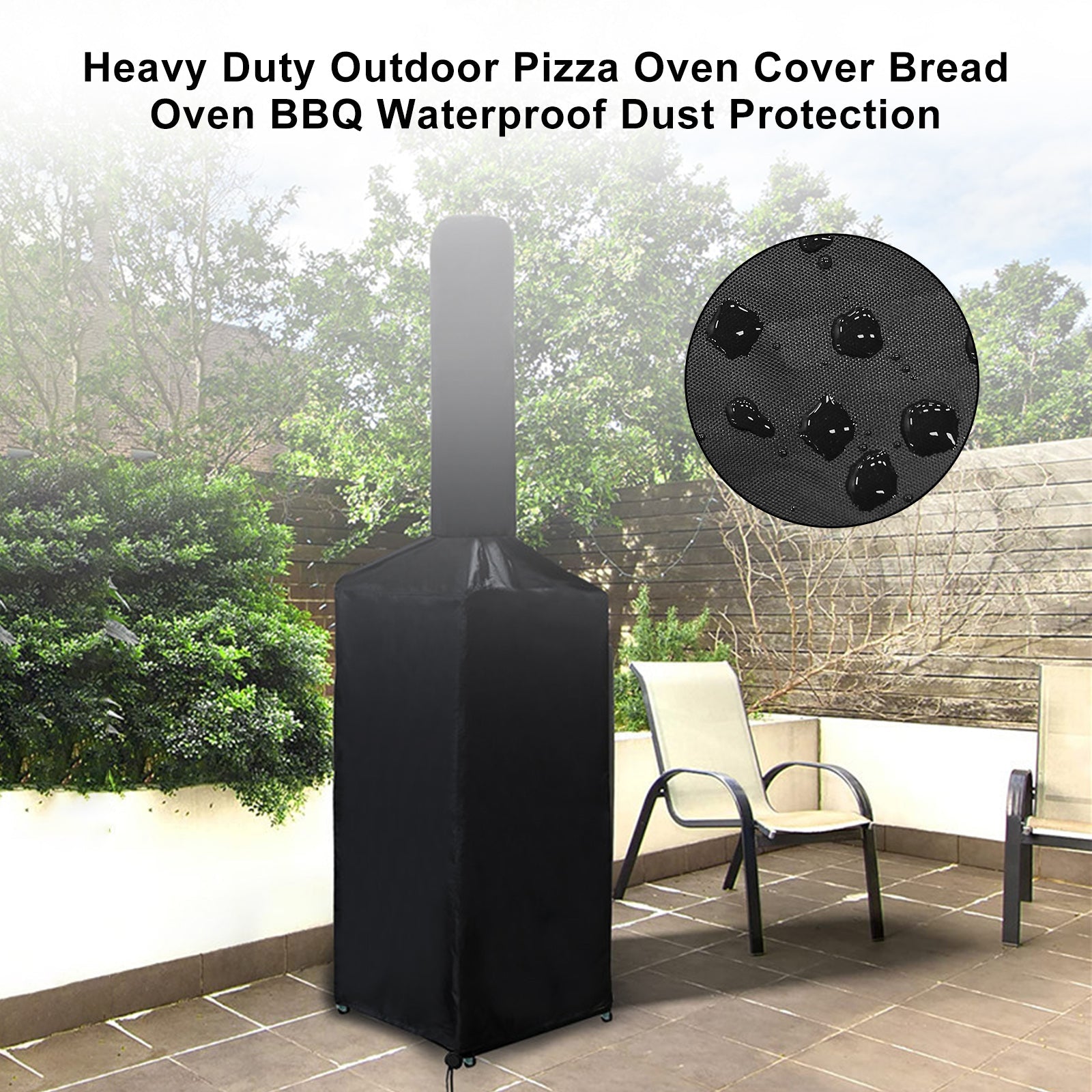 Heavy Duty Outdoor Pizza Oven Cover Broodoven BBQ Waterdichte Stofbescherming