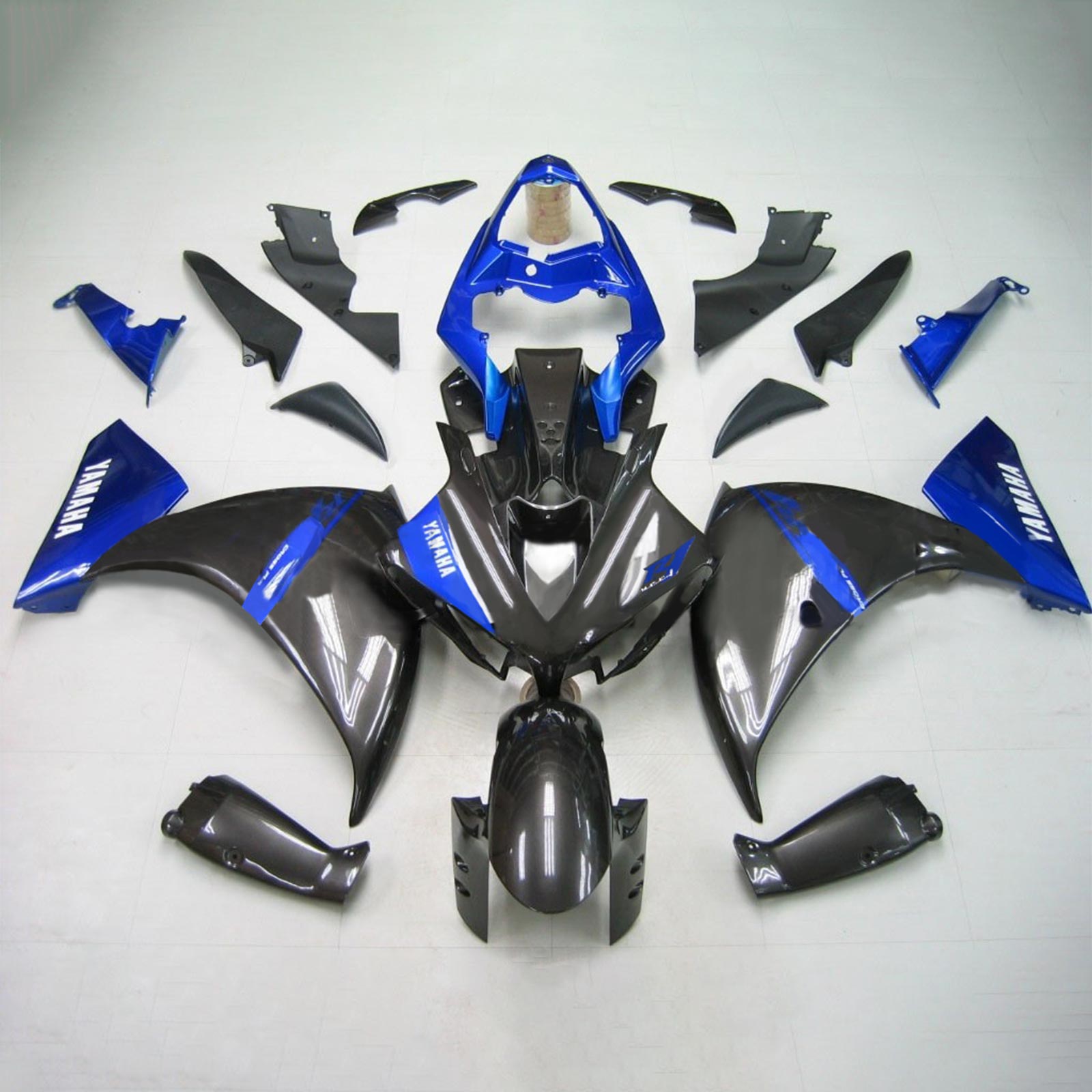 2009-2011 Yamaha YZF 1000 R1 Amotopart Kit de carénage d'injection carrosserie plastique ABS #115