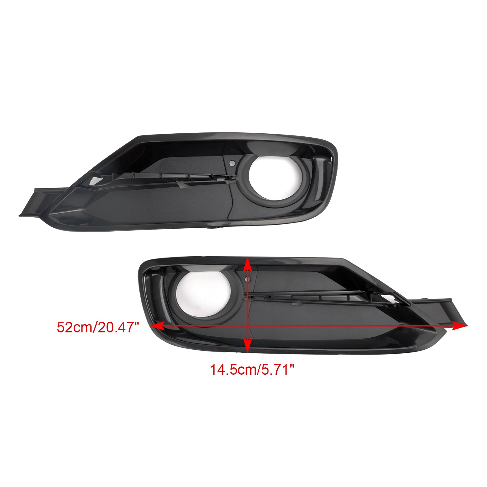 BMW Serie 3 F30 F31 2013-2015 2 cubiertas de rejilla de luz antiniebla para parachoques delantero