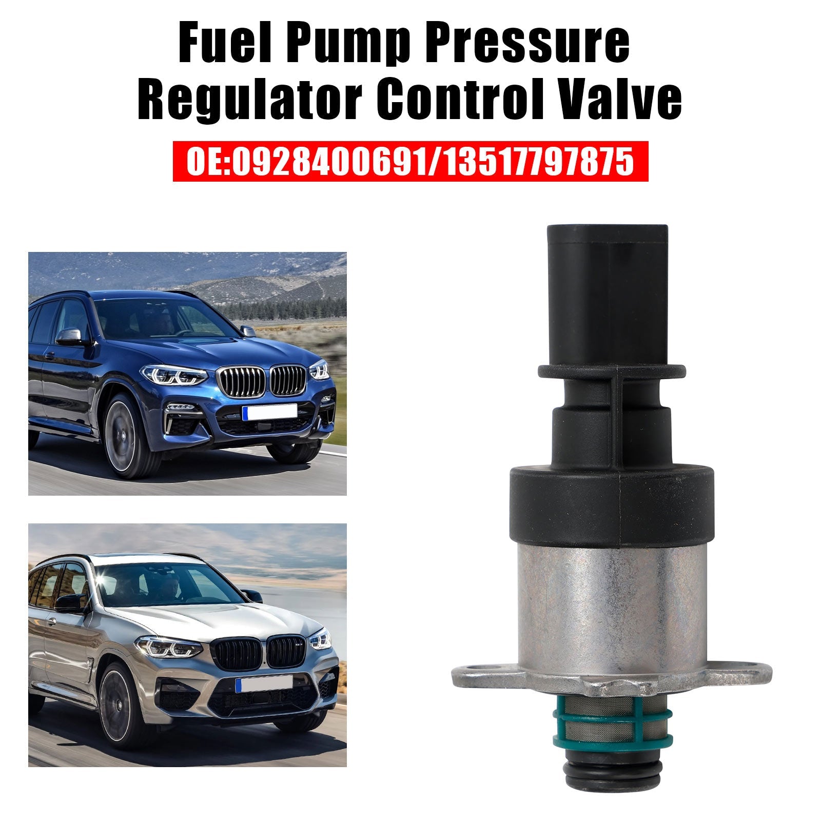 BMW E81 E88 E90 E91 E92 Fuel Pump Suction Pressure Regulator Control Valve