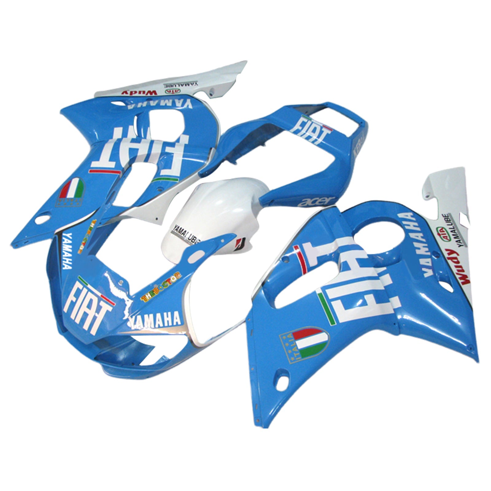 1998-2002 Yamaha YZF 600 R6 Fairing Kit Bodywork Plastic ABS