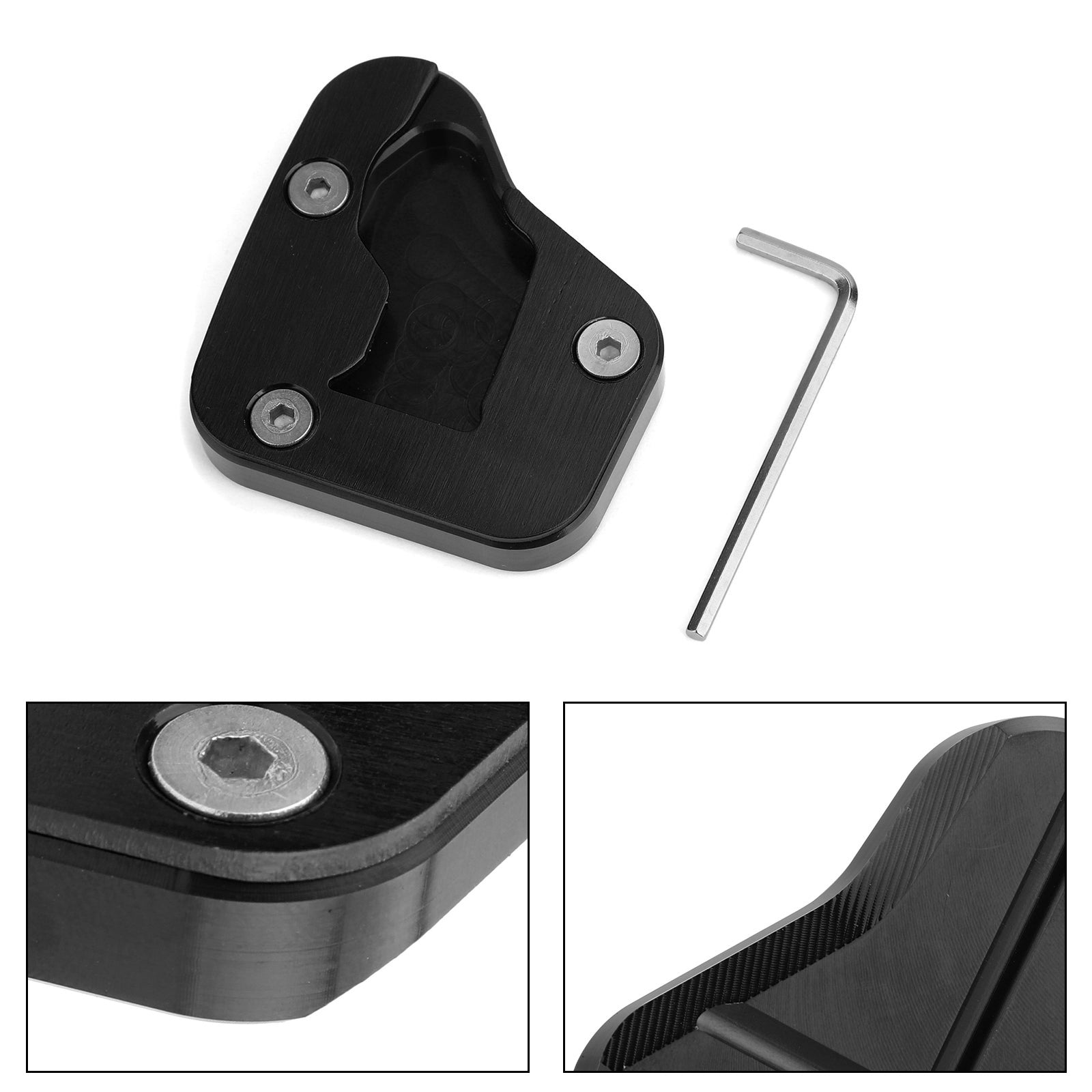 Kickstand Zijstandaard Vergroten Plaat Pad voor SUZUKI HAYABUSA GSXR 1300R 2008-2019 Generiek