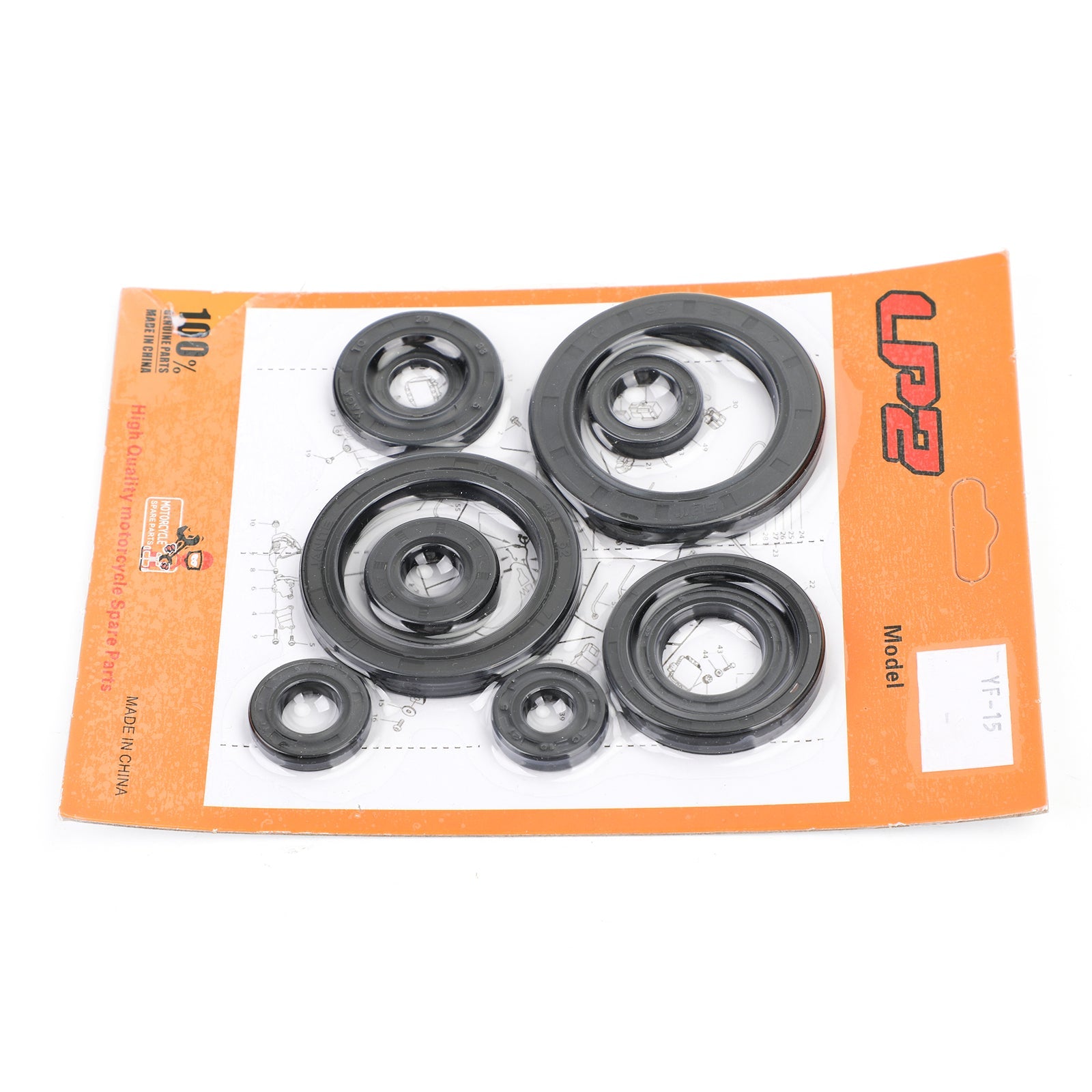 10pcs Engine Oil Seal Kit Set for Honda CRF450R CRF 450 2002-2006 2005 2004 2003 Generic