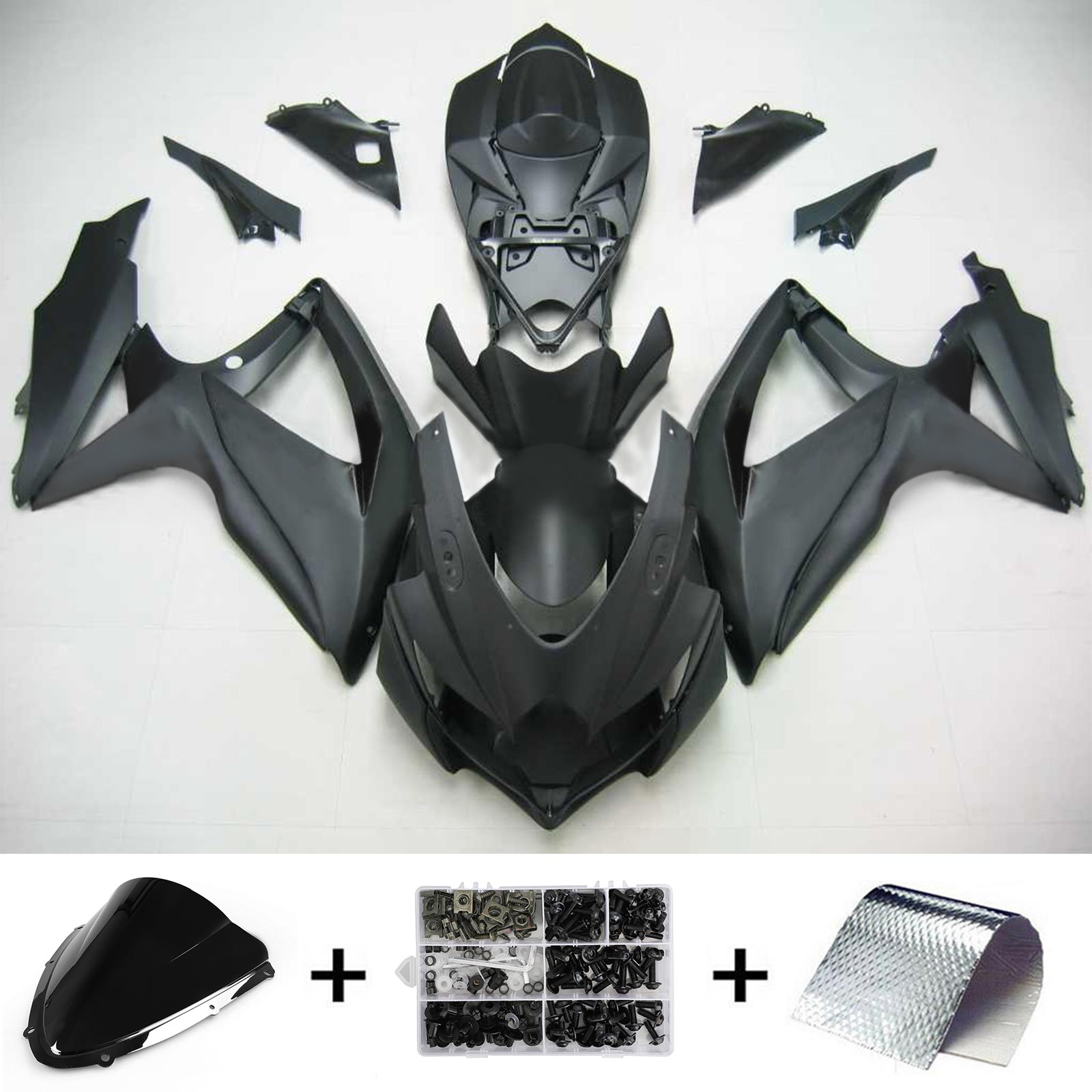 2008-2010 Suzuki GSXR 600/750 K8 Injection Fairing Kit Bodywork Plastic ABS