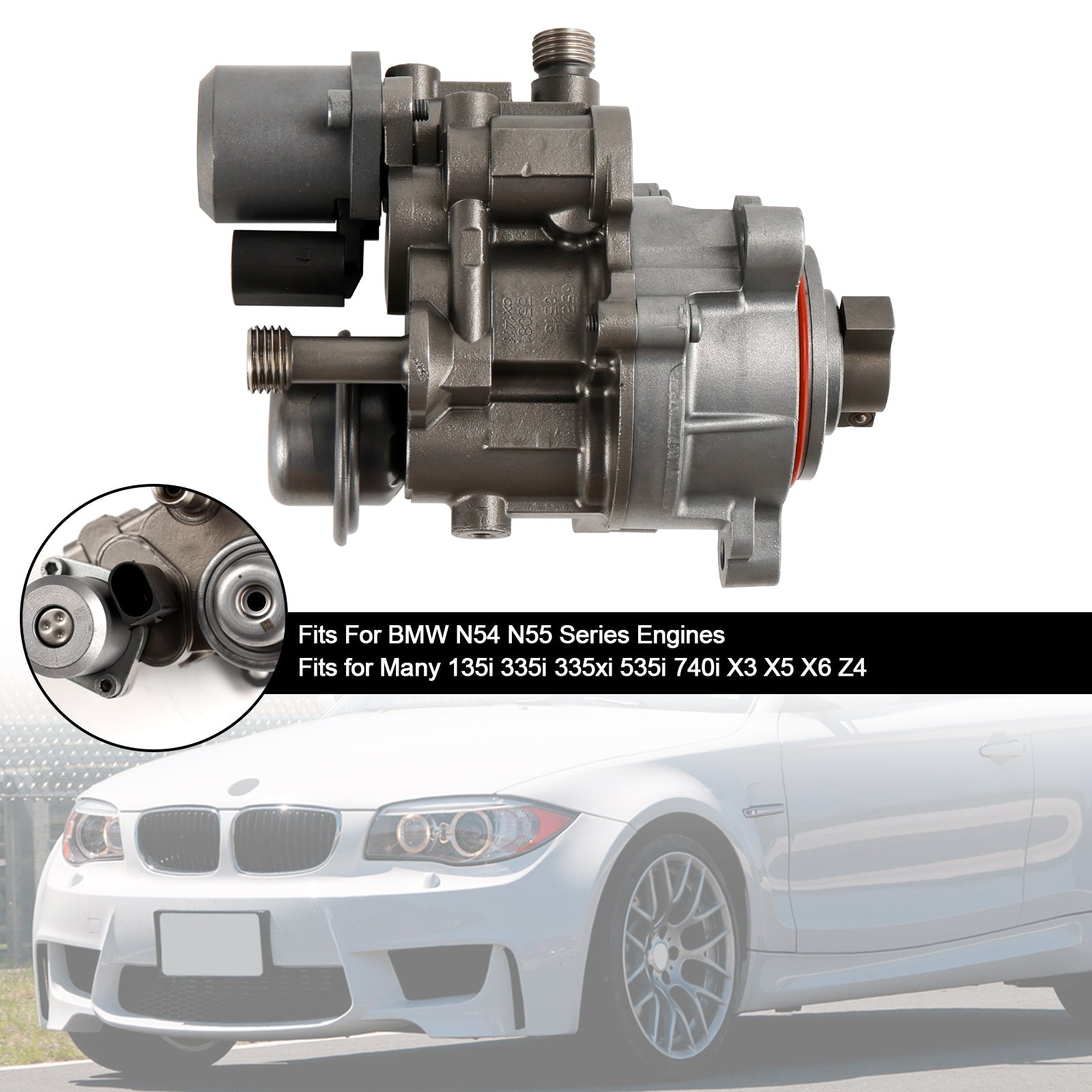 2011-2012.03 BMW X5 xDrive35i Pompe à carburant haute pression 13517616170 13406014001