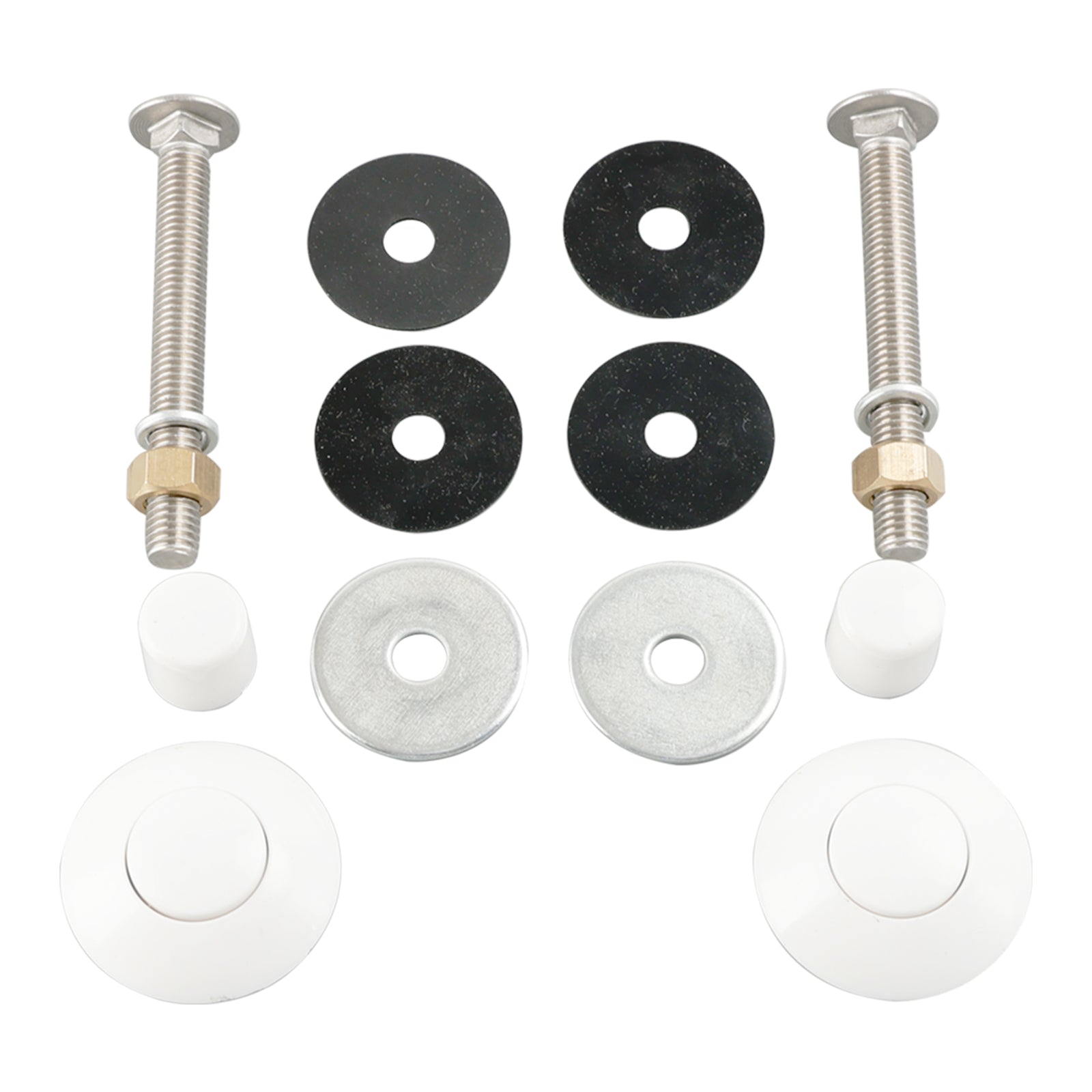 Kit de montage pour plongeoir blanc 67-209-909-SS 5-1/2"Boulons 1-1/4&2"f/w