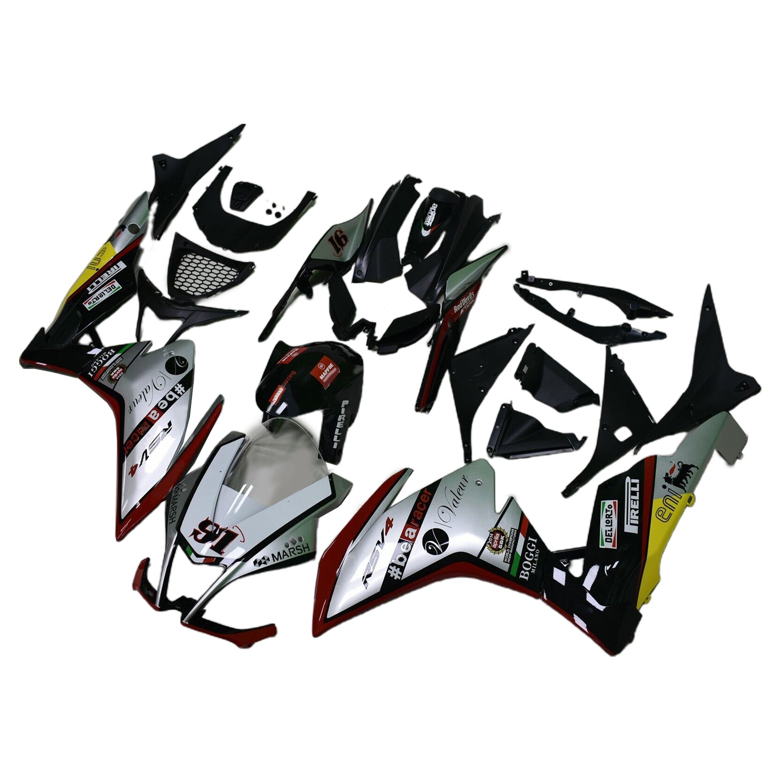 2009-2015 Aprilia RSV4 1000 Fairing Kit Bodywork Plastic ABS