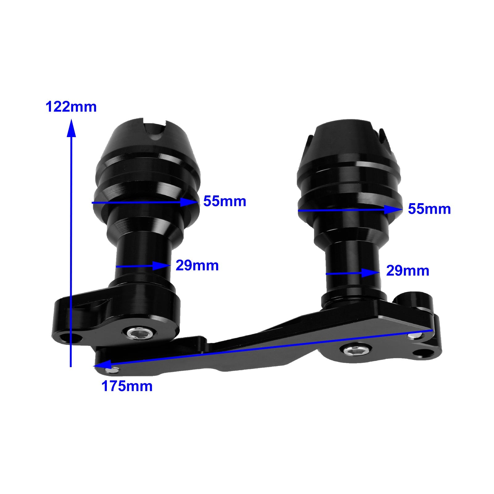 Yamaha Nvx Aerox Nmax 2015-2019 Cnc Anti-Crash Frame Sliders Protector