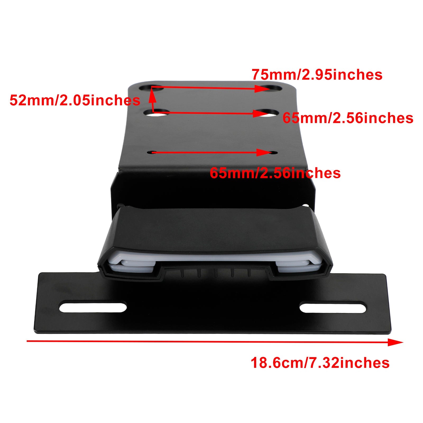 2008-2022 KAWASAKI D-TRACKER-X KLX250 S/SF License Plate Holder Bracket