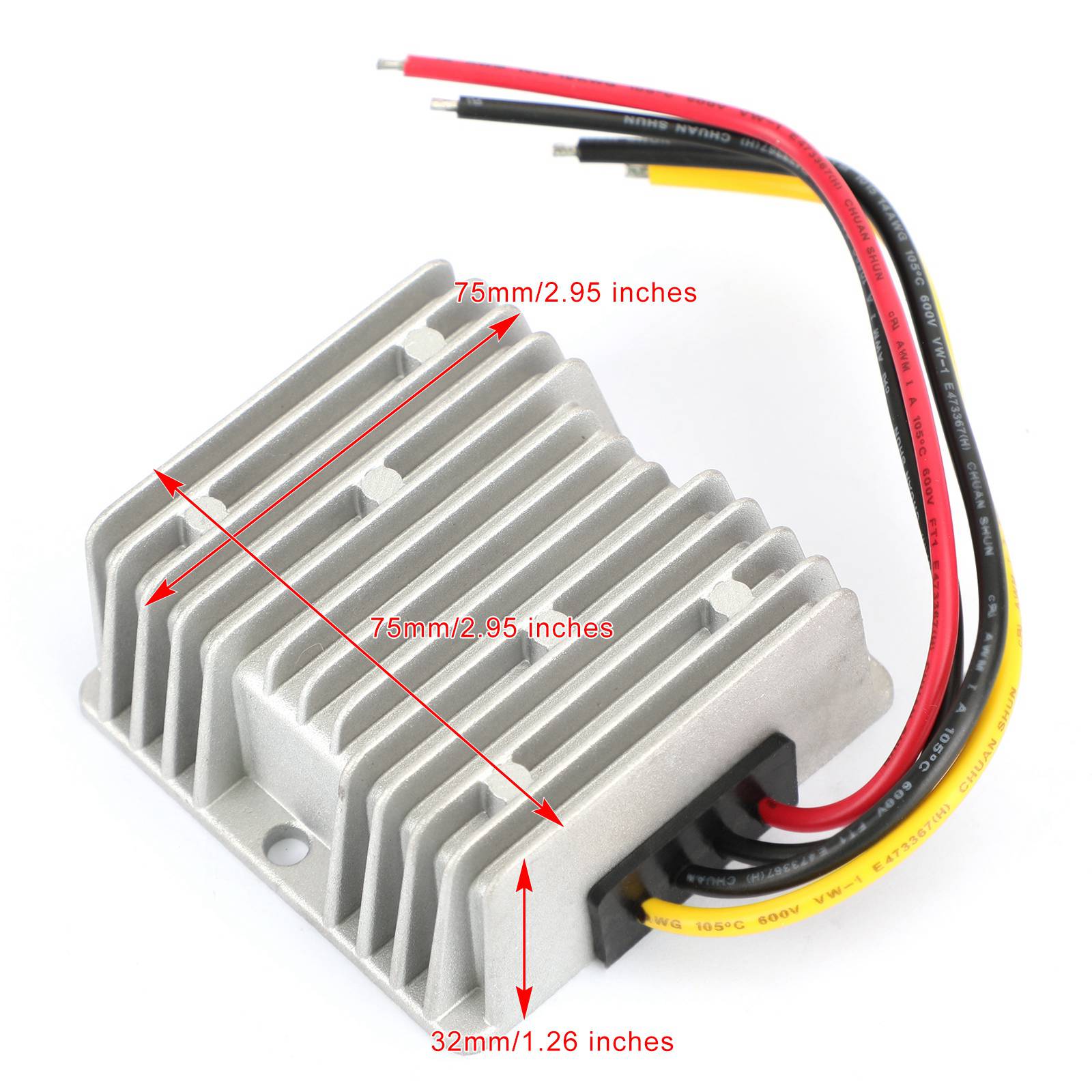 Régulateur de convertisseur de puissance abaisseur DC/DC étanche 24V à 12V 15A 180W