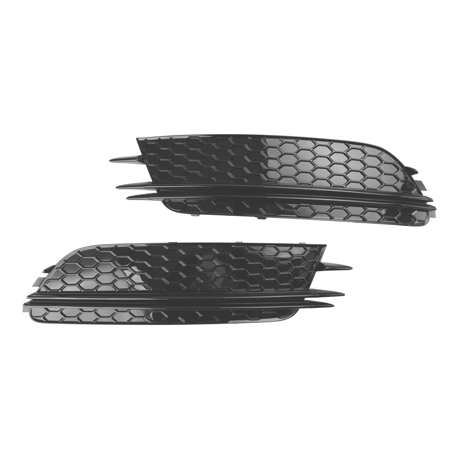 2 Stuks Mistlamp Cover Bezel Grille Grill Fit Audi A6 4G C7 2012-2015