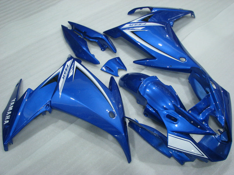 Amotopart 2009-2015 Yamaha FZ6R Blue Fairing Kit
