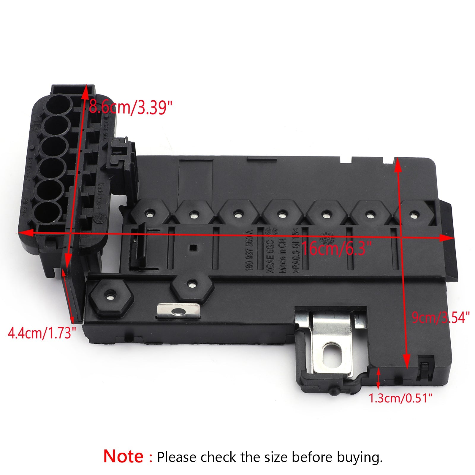 Support de prise de boîte à fusibles de batterie, pour Lavida Bora Polo Skoda générique