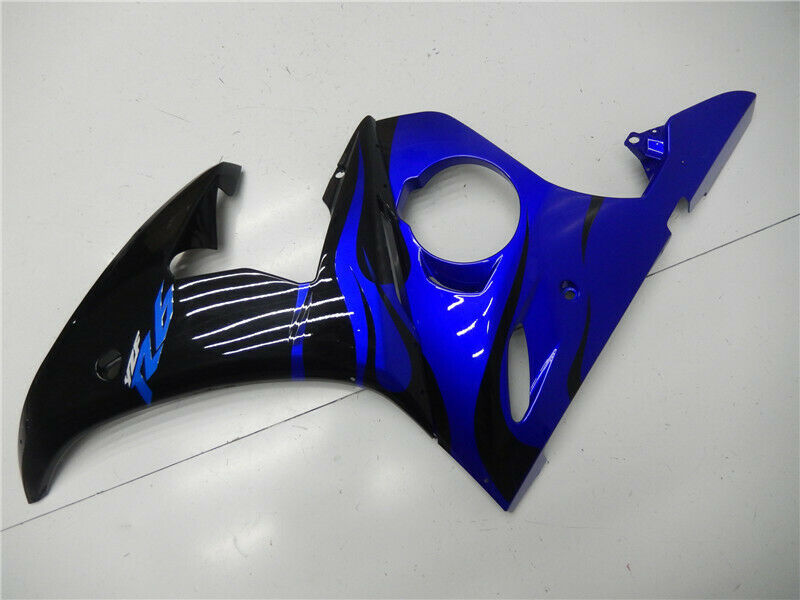 2003-2004 Yamaha YZF R6 Fairing Blue Black Kit