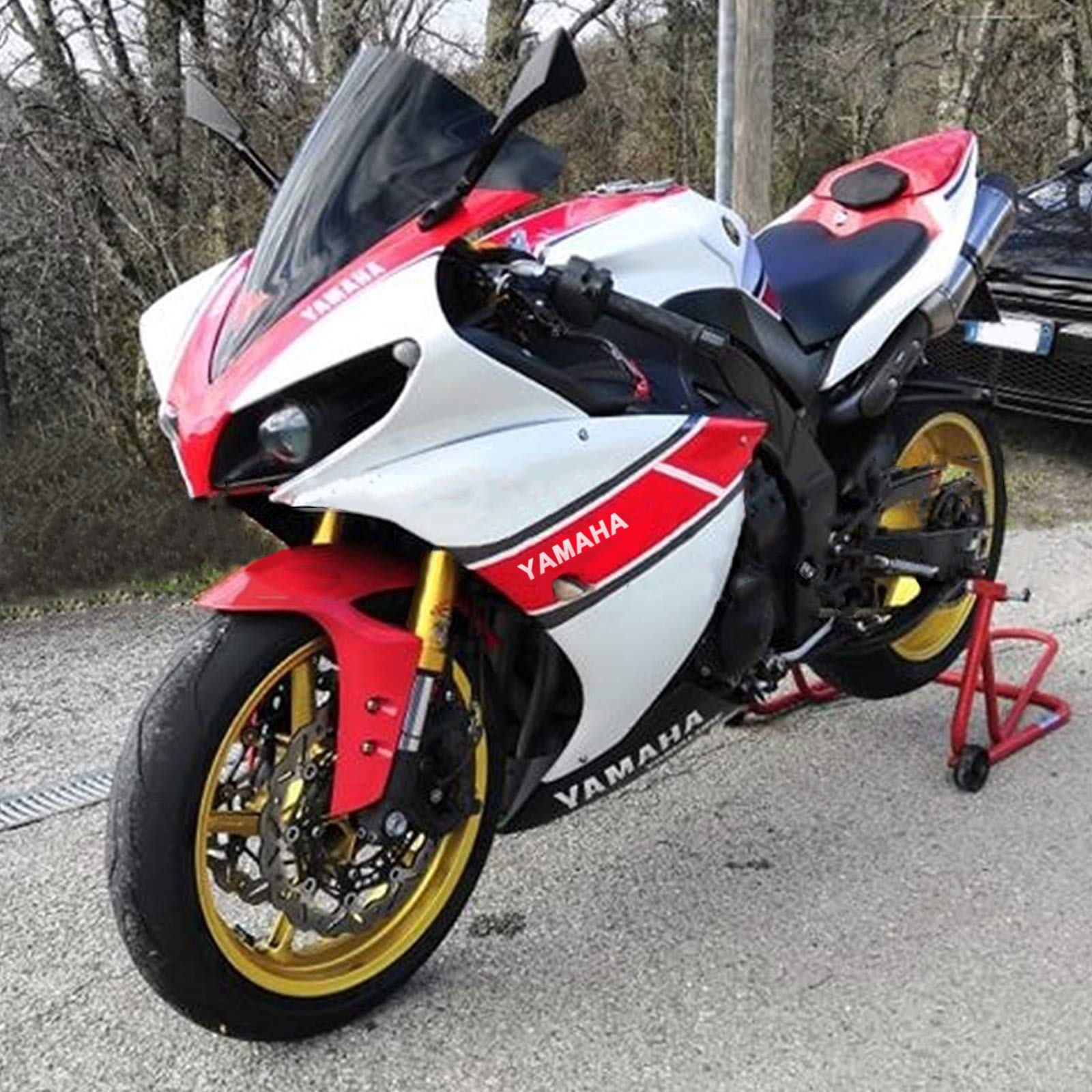 2012-2014 Yamaha YZF 1000 R1 Amotopart Kit de carénage d'injection carrosserie plastique ABS #101