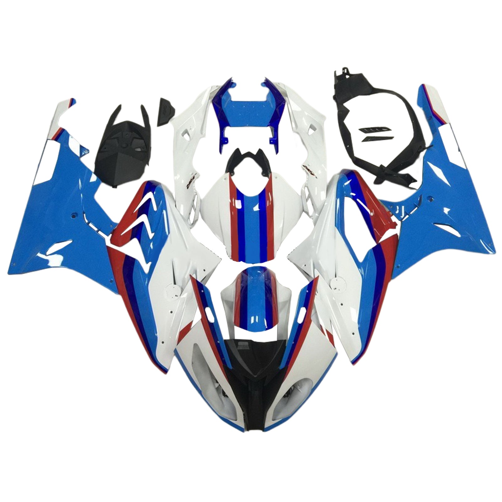 2009-2014 BMW S1000RR Fairing Kit Karosseri Plast ABS