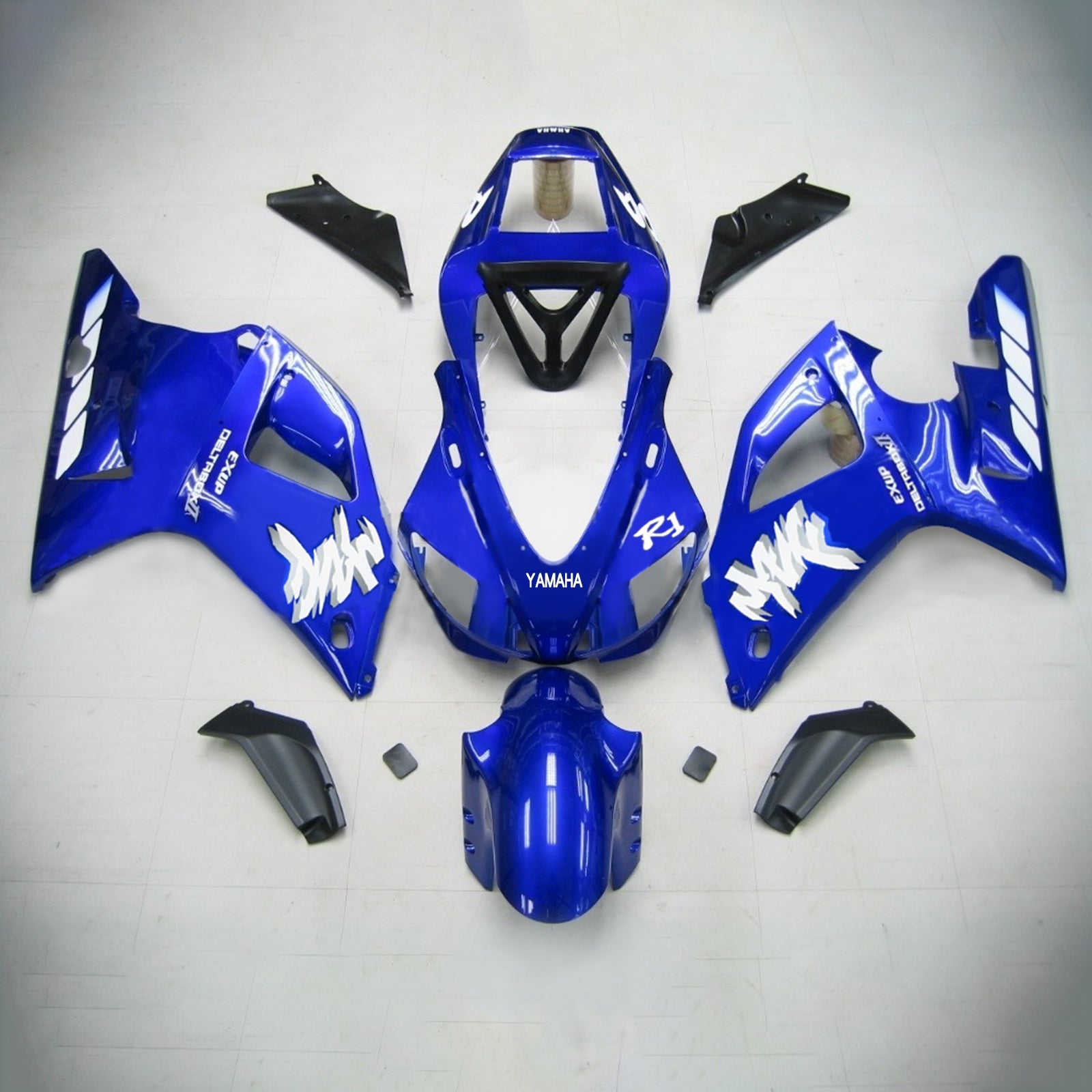 1998-1999 Yamaha YZF 1000 R1 Kit de carénage d'injection carrosserie plastique ABS # 111