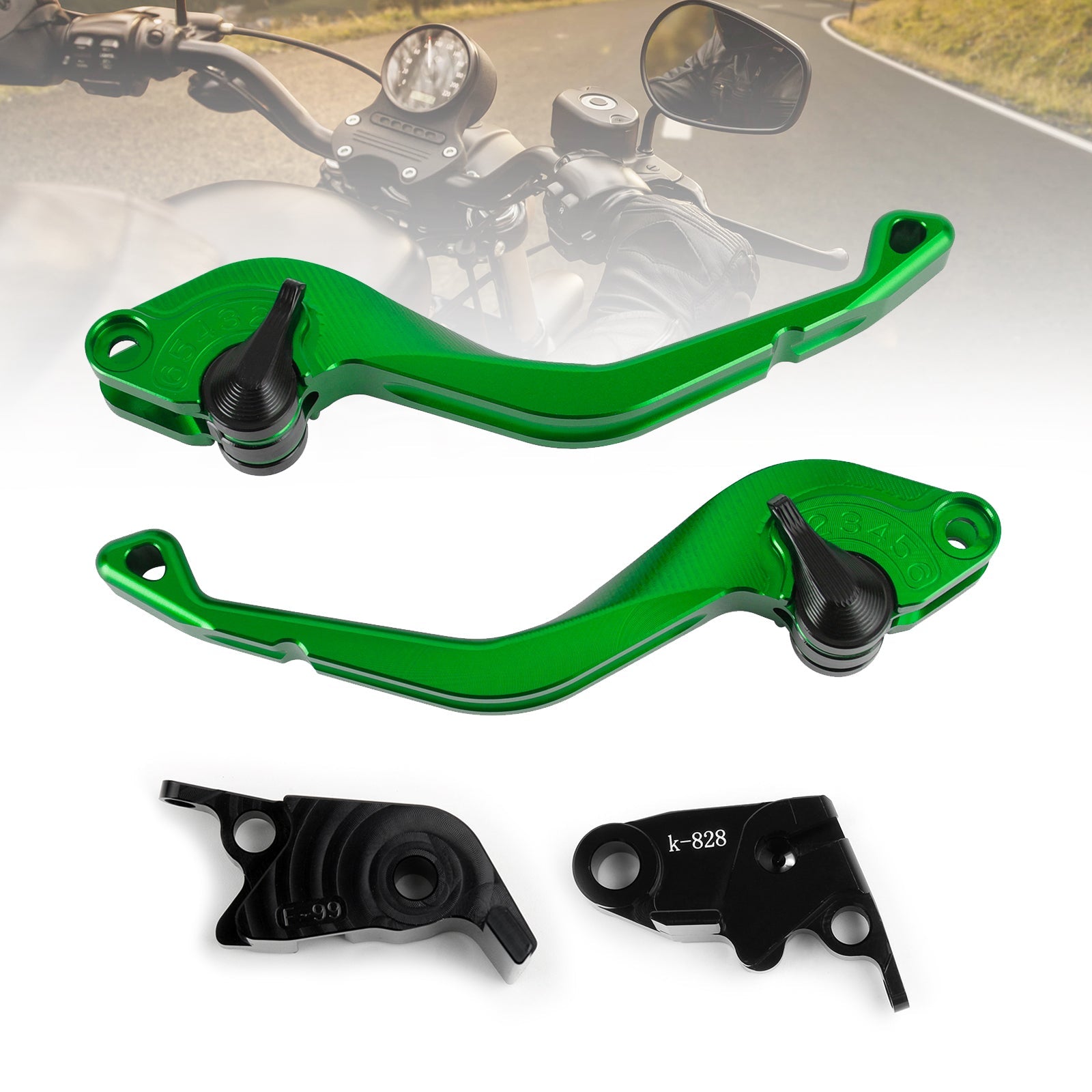 Kawasaki ZX10R/RR/KRT 2016-2017 CNC Short Clutch Brake Lever