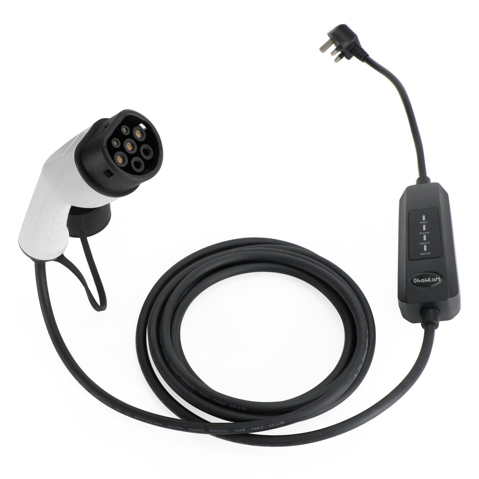 5,5M kabel UK LOKALE VOORRAAD Portable 13A 240V EV-oplaadkabel Type 2 UK-stekker 3-pins oplader voor elektrische auto