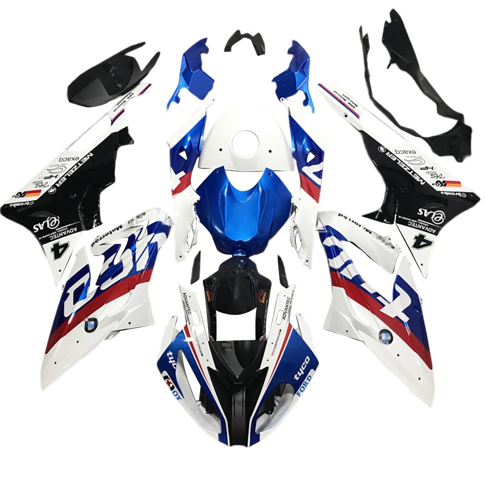 2017-2018 BMW S1000RR Fairing Kit Bodywork Plastic ABS