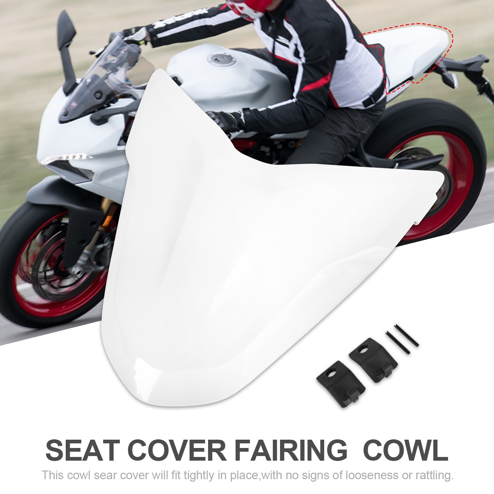 Tail Rear Seat Cover Fairing Cowl For DUCATI Supersport 939 950 All Year Generic