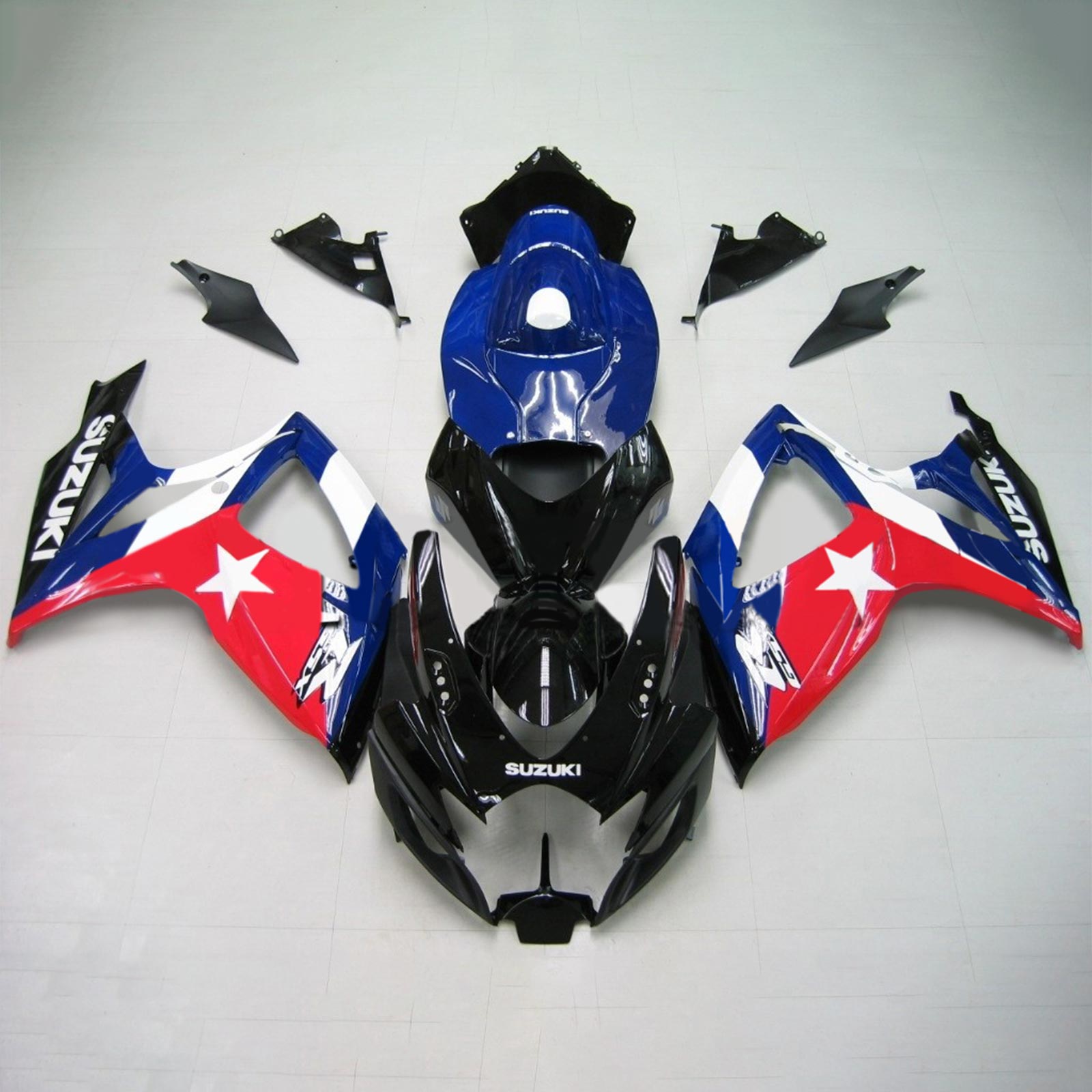 2006-2007 Suzuki GSXR 600/750 K6 Amotopart Injection Fairing Kit Bodywork Plastic ABS #125