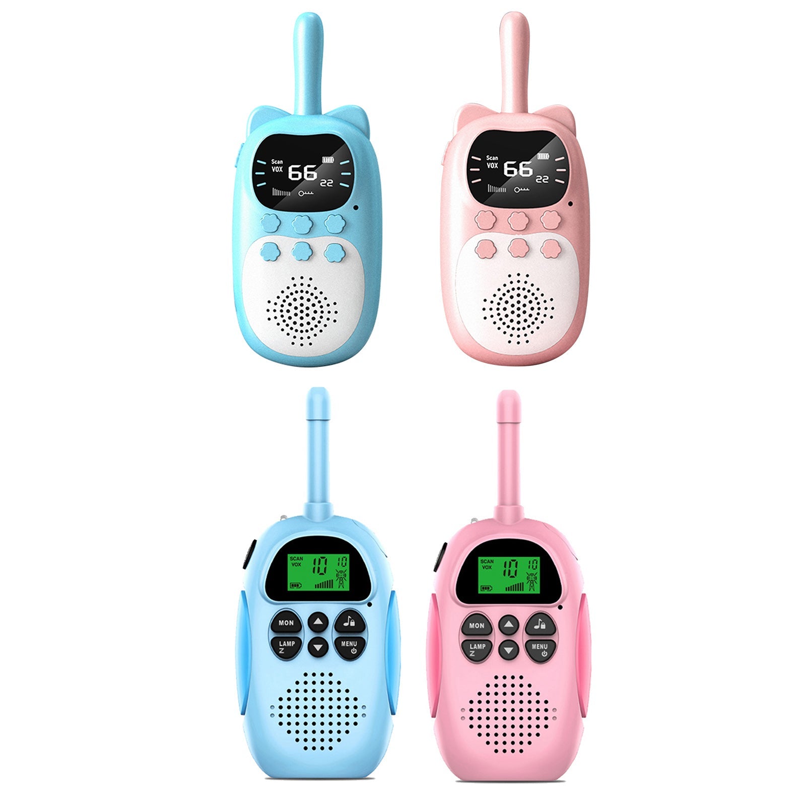 2 Pack Kids Walkie Talkies 22 Channel 2 Way Radio 3 KM Range Handheld Original