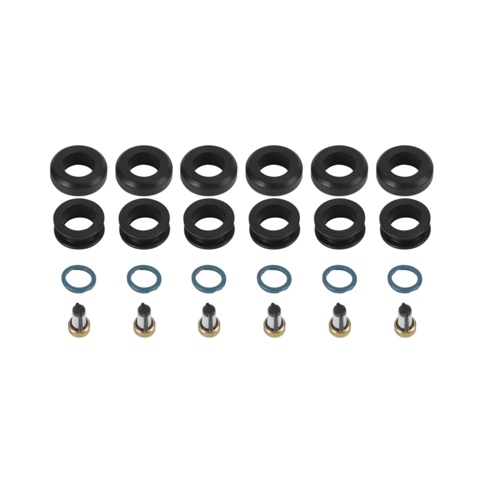 6PCS Brandstof Injectoren Seal O-Ring Kit MD164888 fit Mitsubishi 3000GT INP-014