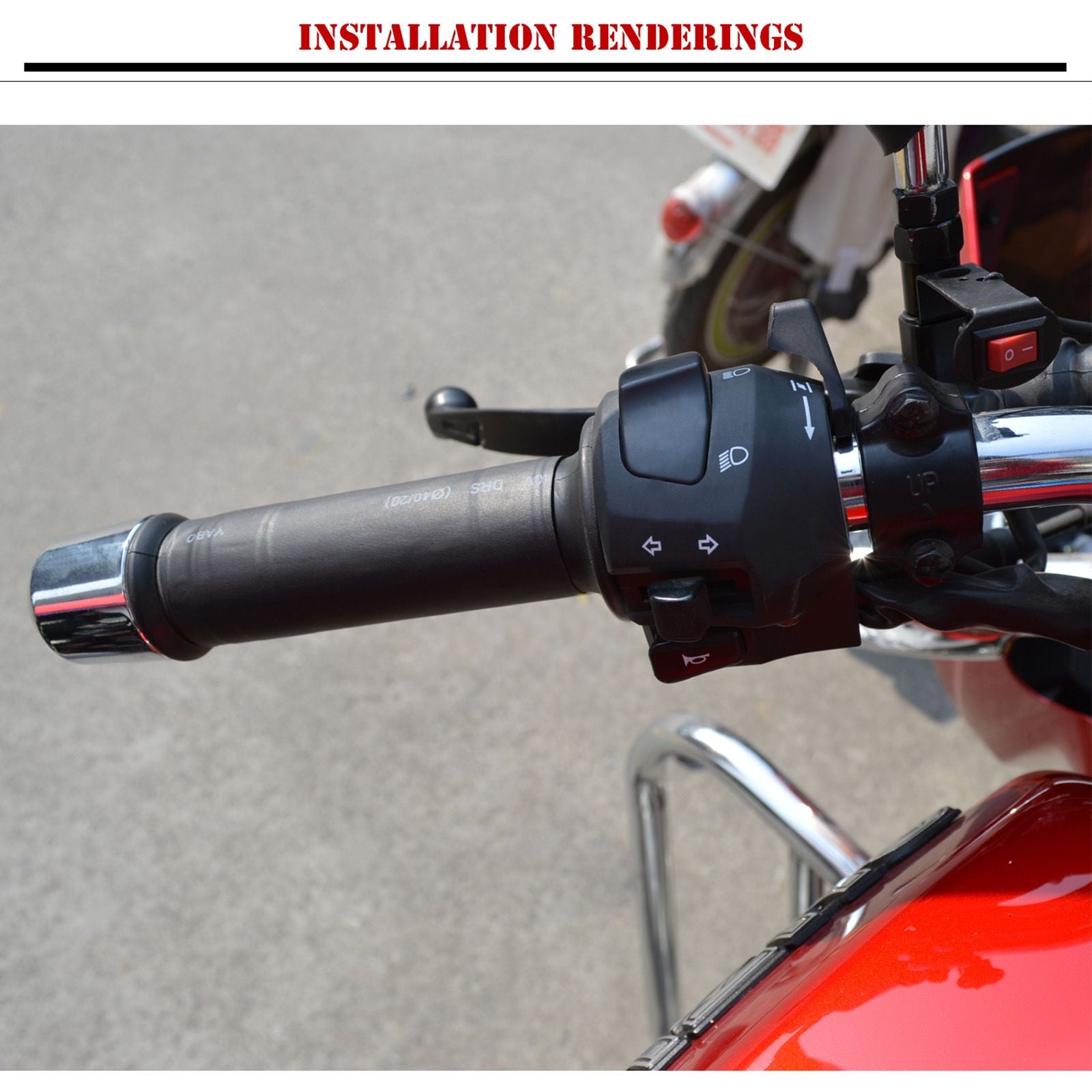 12V Warmer Verwarmd stuur Krimpbaar Warm Grip Bars Universeel voor motorfiets