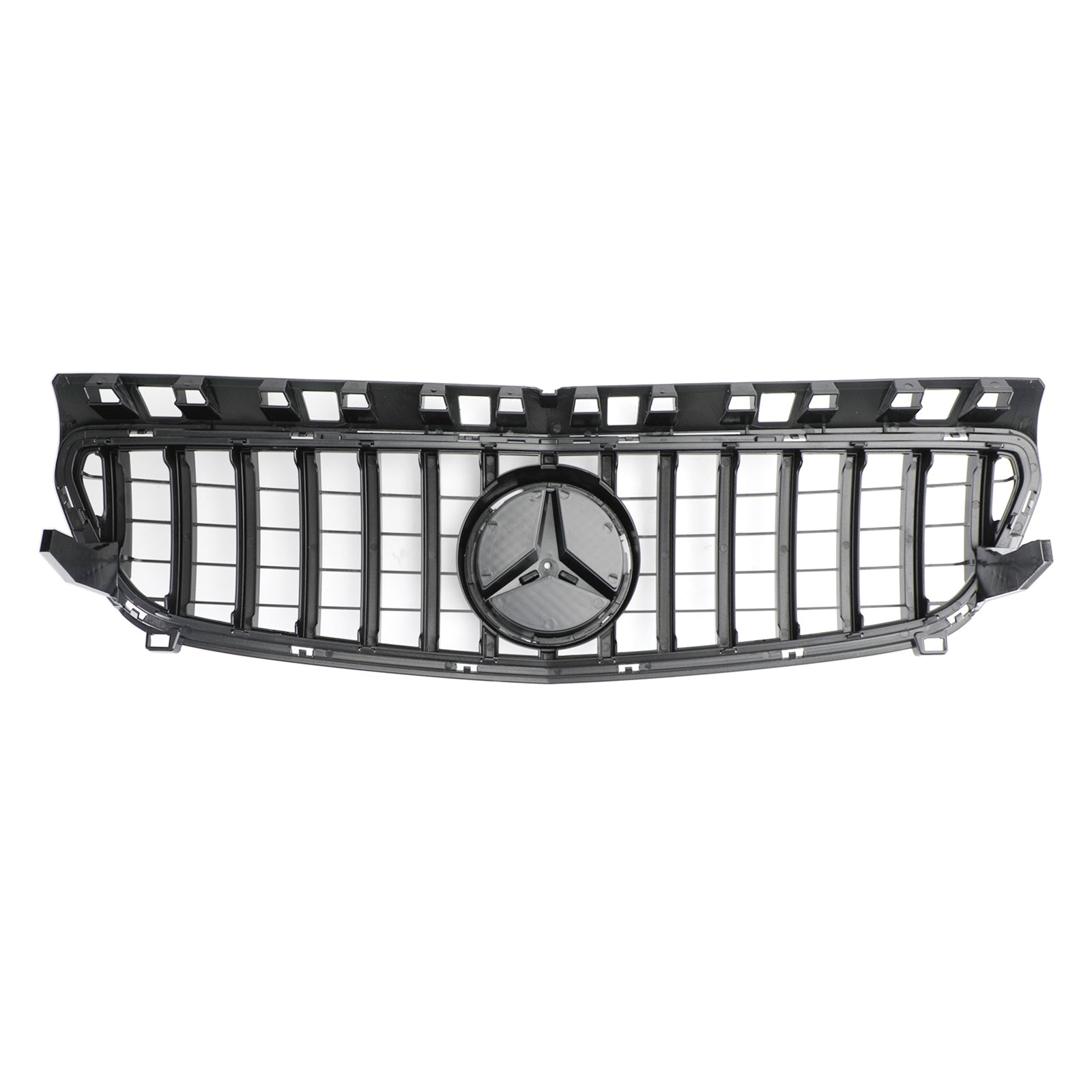 2013-2015 Mercedes Benz A CLASS W176 Gloss Black Front Bumper Grille Grill