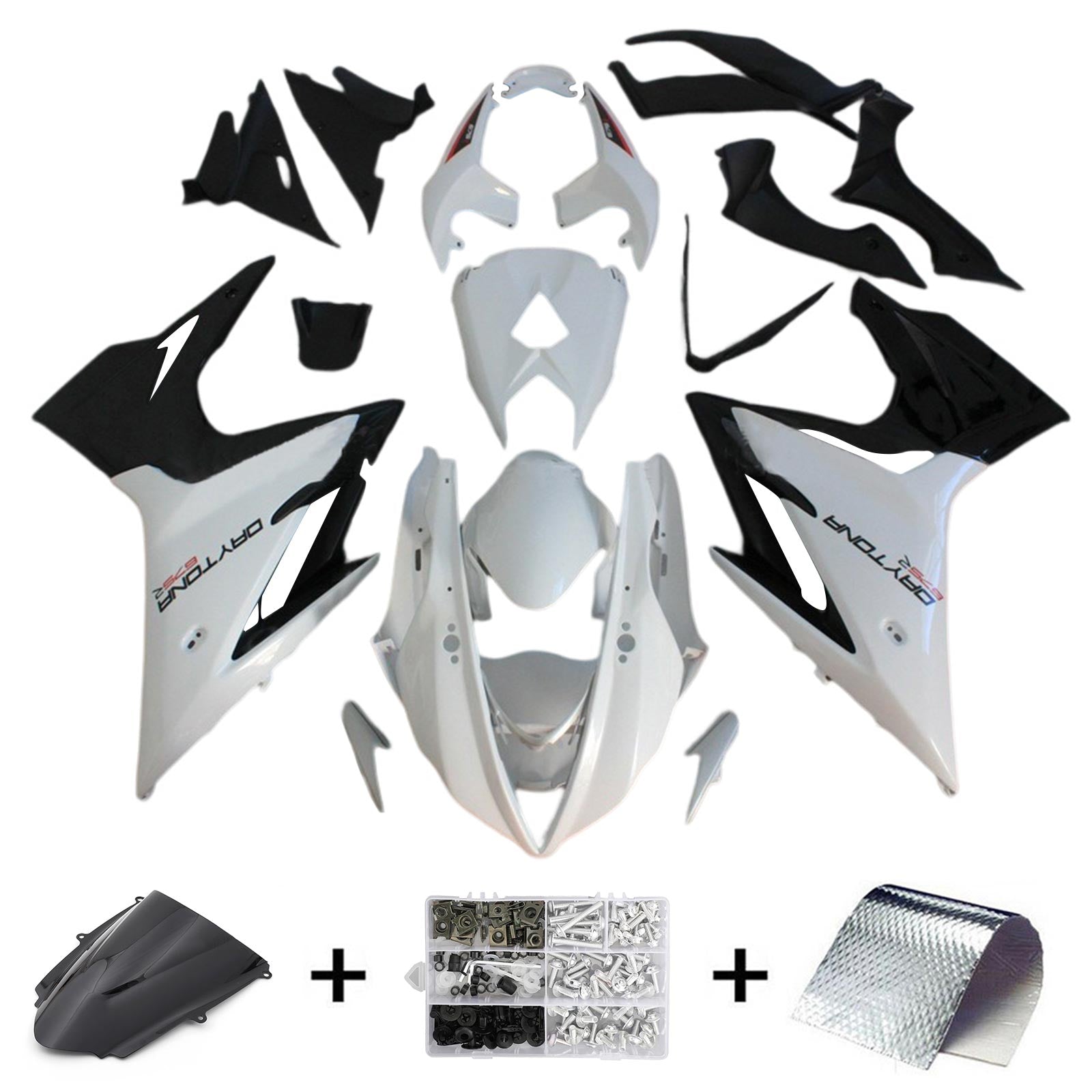 2013-2016 Triumph Daytona 675 Fairing Kit Bodywork Plastic ABS