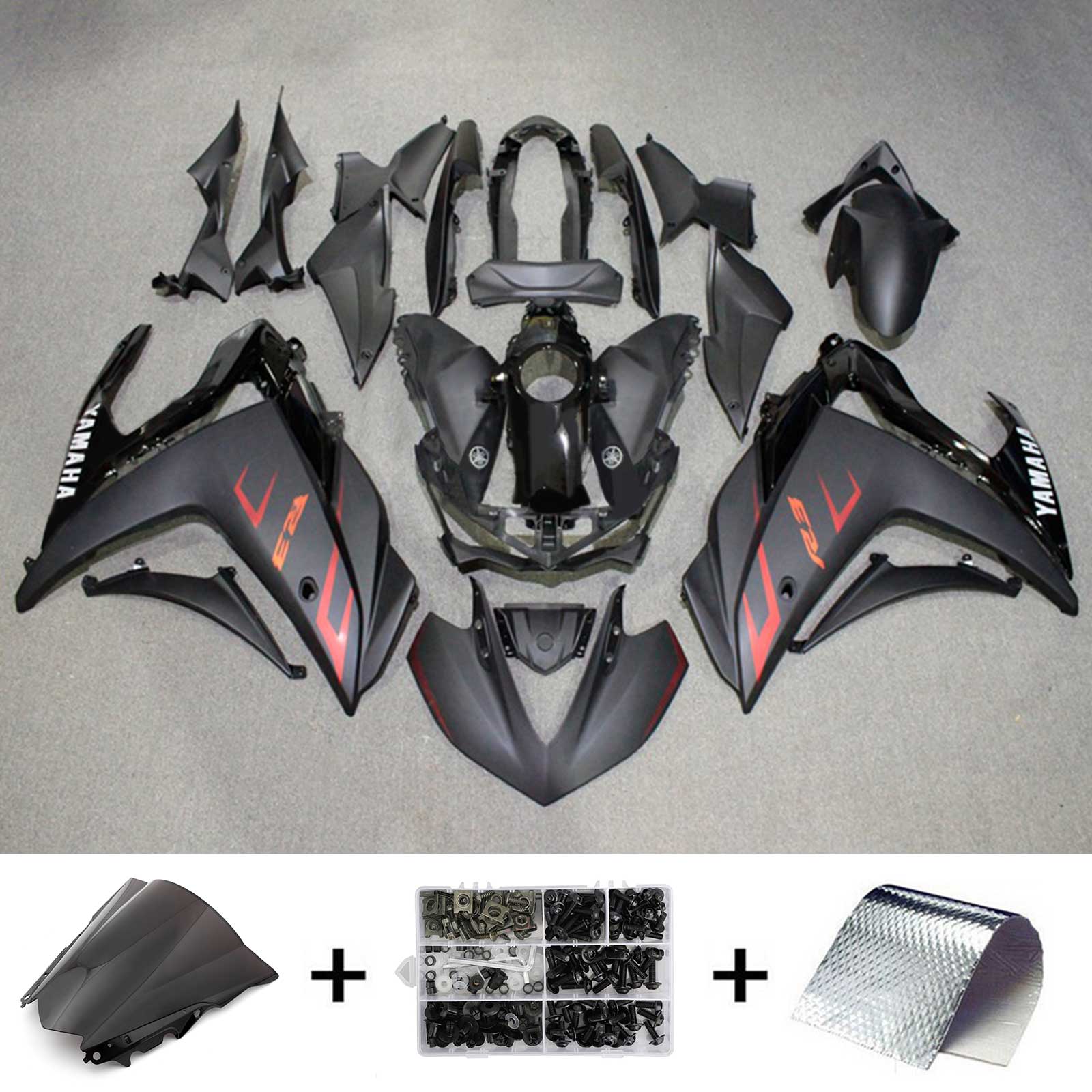 2014-2018 Yamaha YZF-R3 2015-2017 R25 Kit de carénage générique