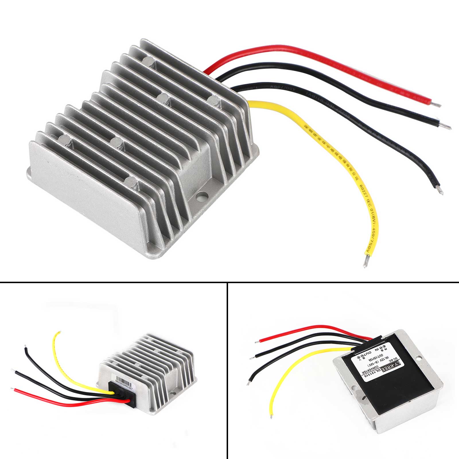 Régulateur de convertisseur DC/DC étanche 12V jusqu'à 15V 15A 225W