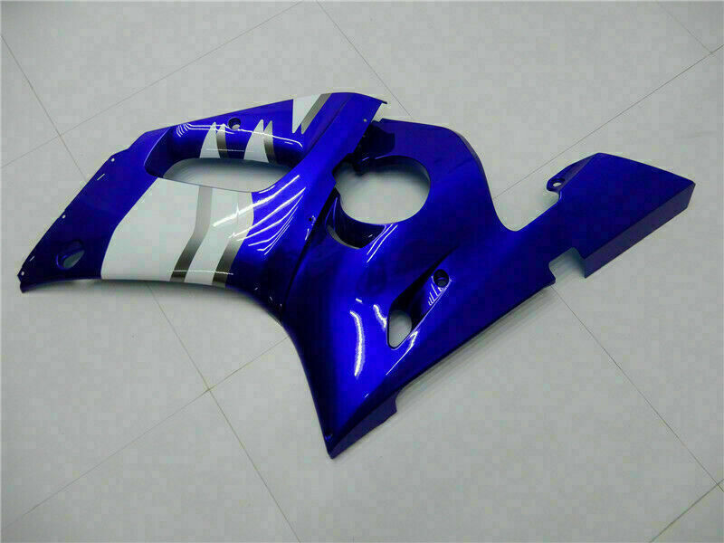 Kit de carénage bleu blanc Yamaha YZF R6 1998-2002 par Amotopart